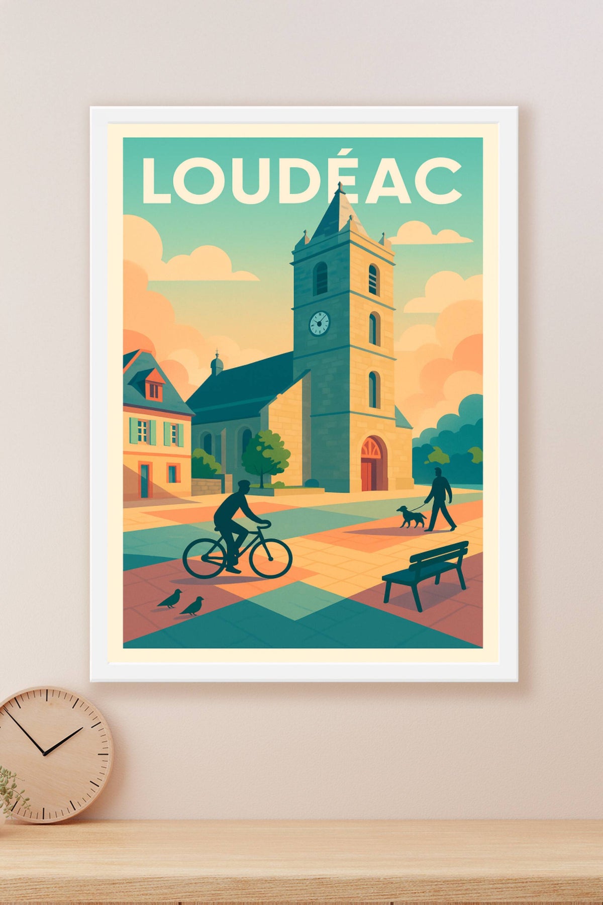 Affiche de Loudéac - Charme et sérénité au cœur de la Bretagne