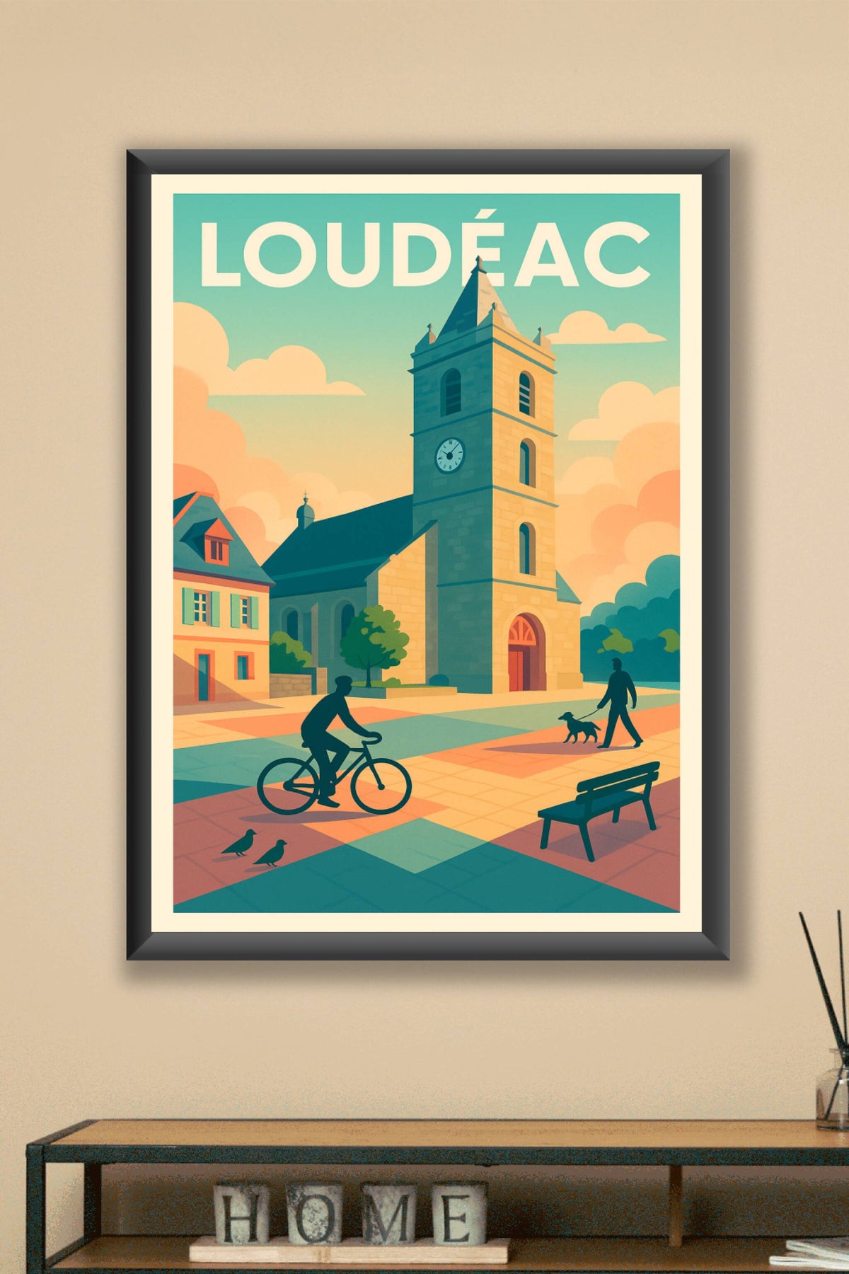 Affiche de Loudéac - Charme et sérénité au cœur de la Bretagne