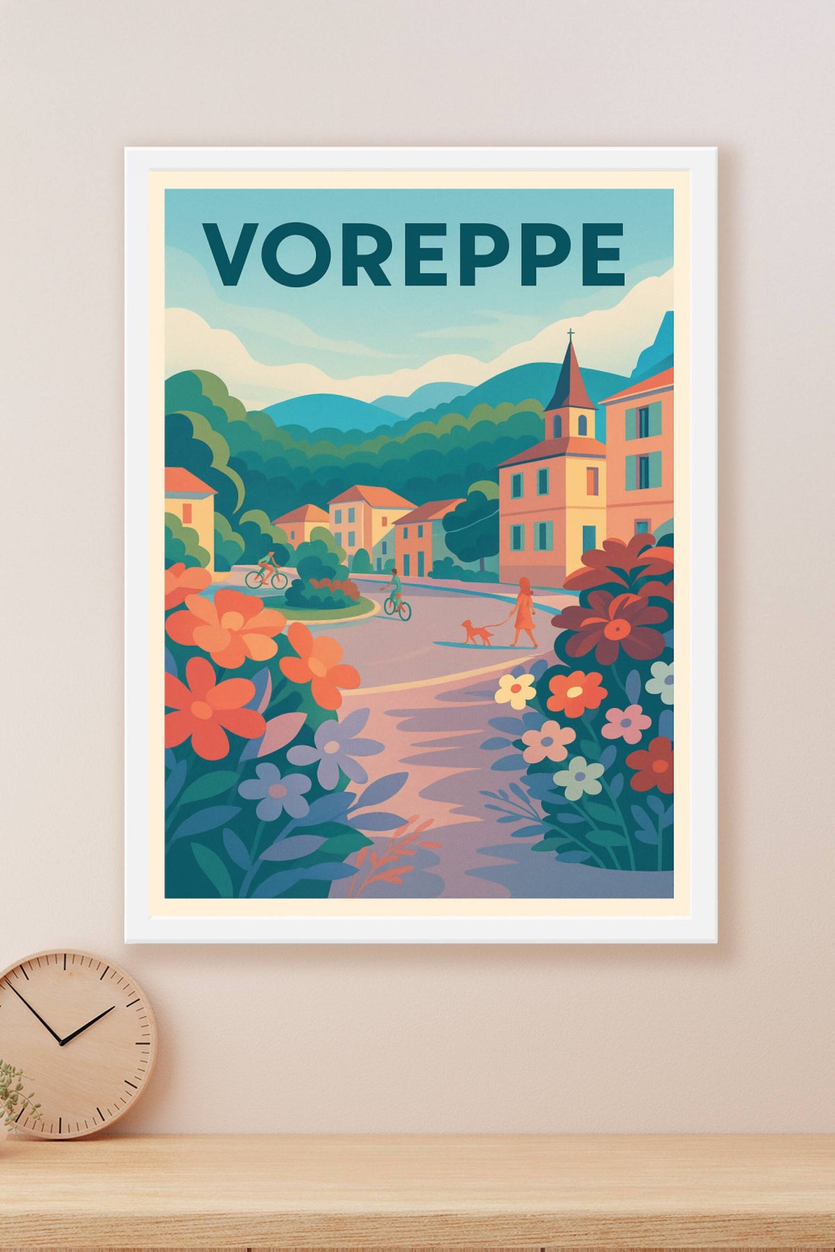Affiche de Voreppe - Charme paisible au cœur de la nature