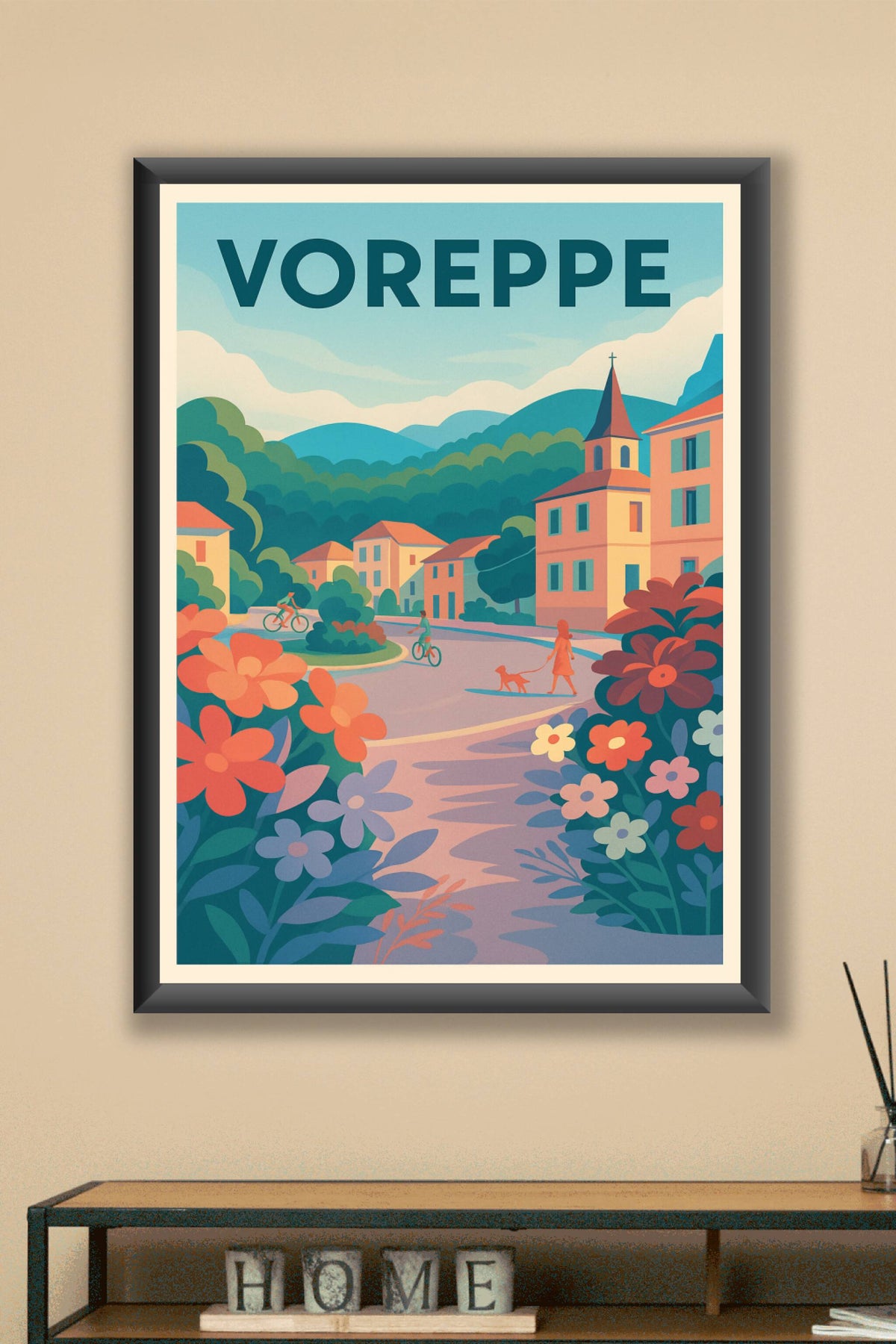Affiche de Voreppe - Charme paisible au cœur de la nature