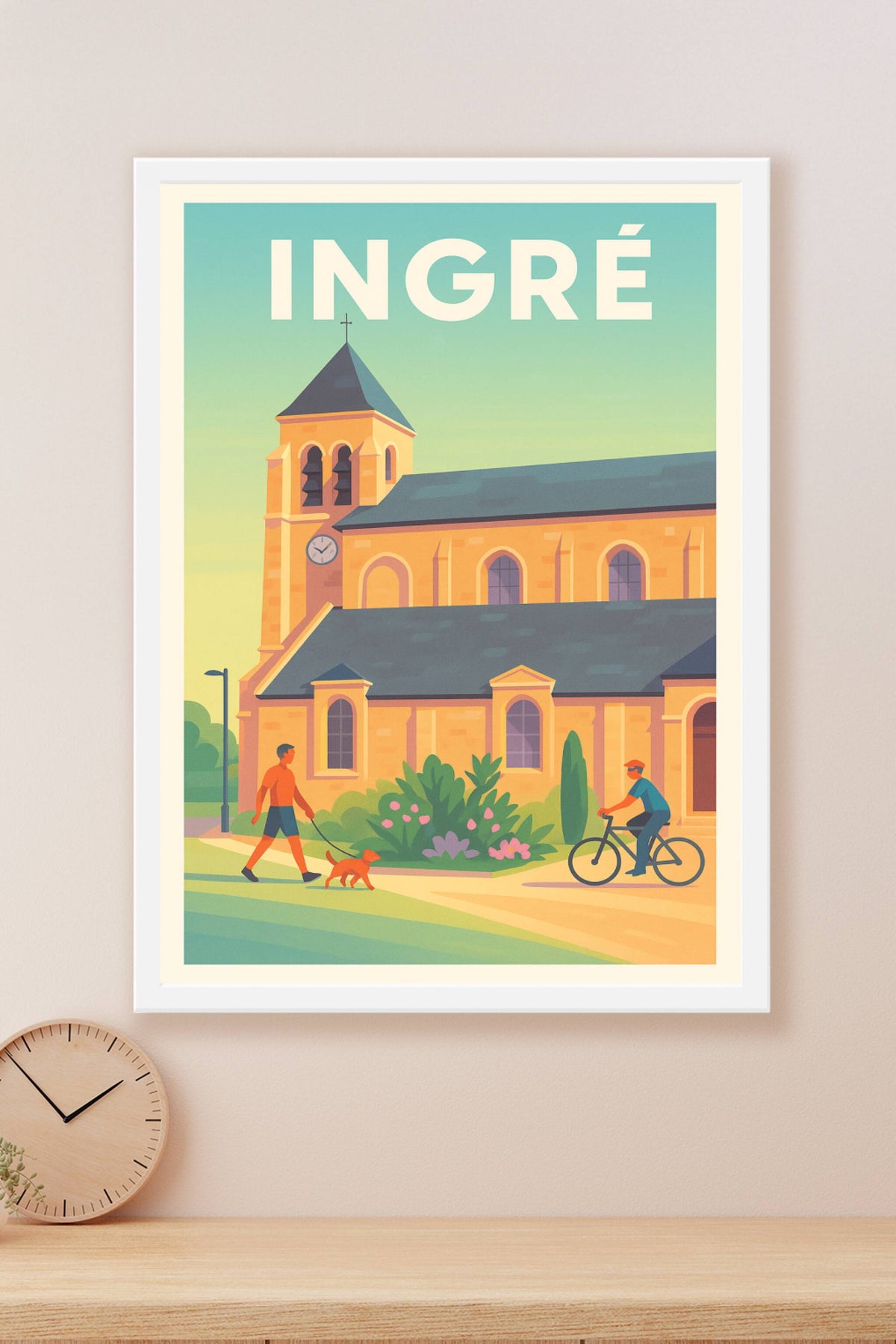Affiche de Ingré - Charme et sérénité au cœur du village