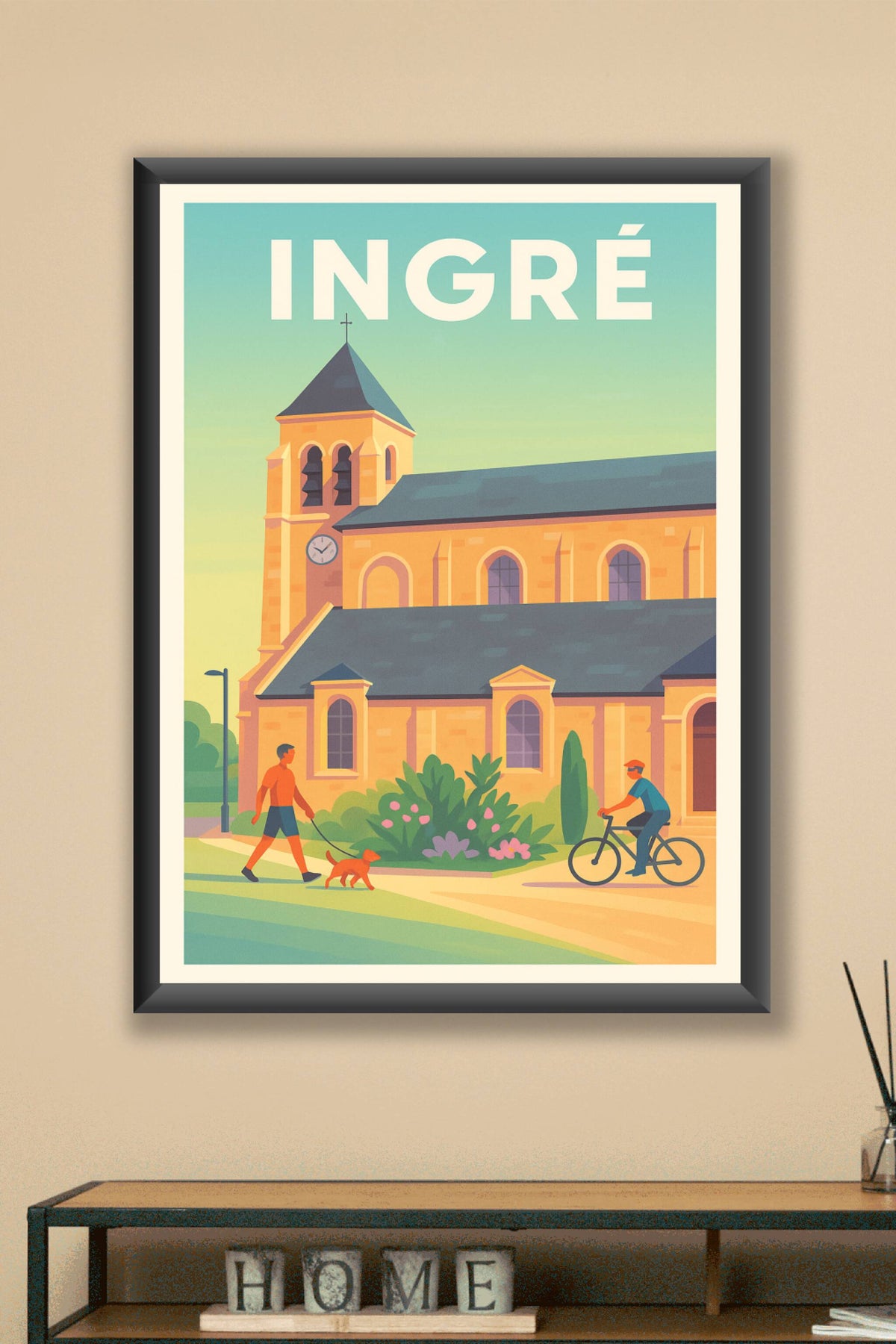 Affiche de Ingré - Charme et sérénité au cœur du village