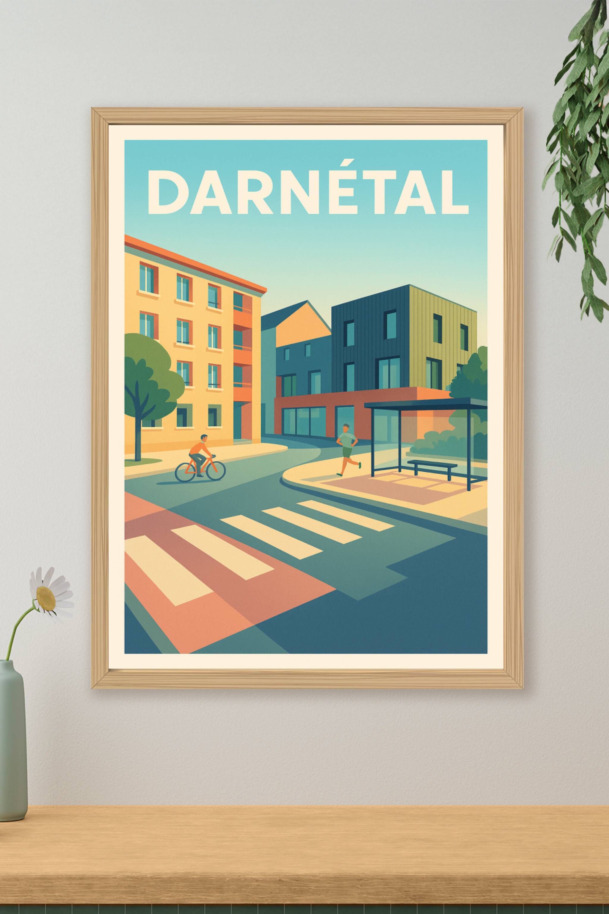 Affiche de Darnétal - Vie urbaine et sérénité moderne