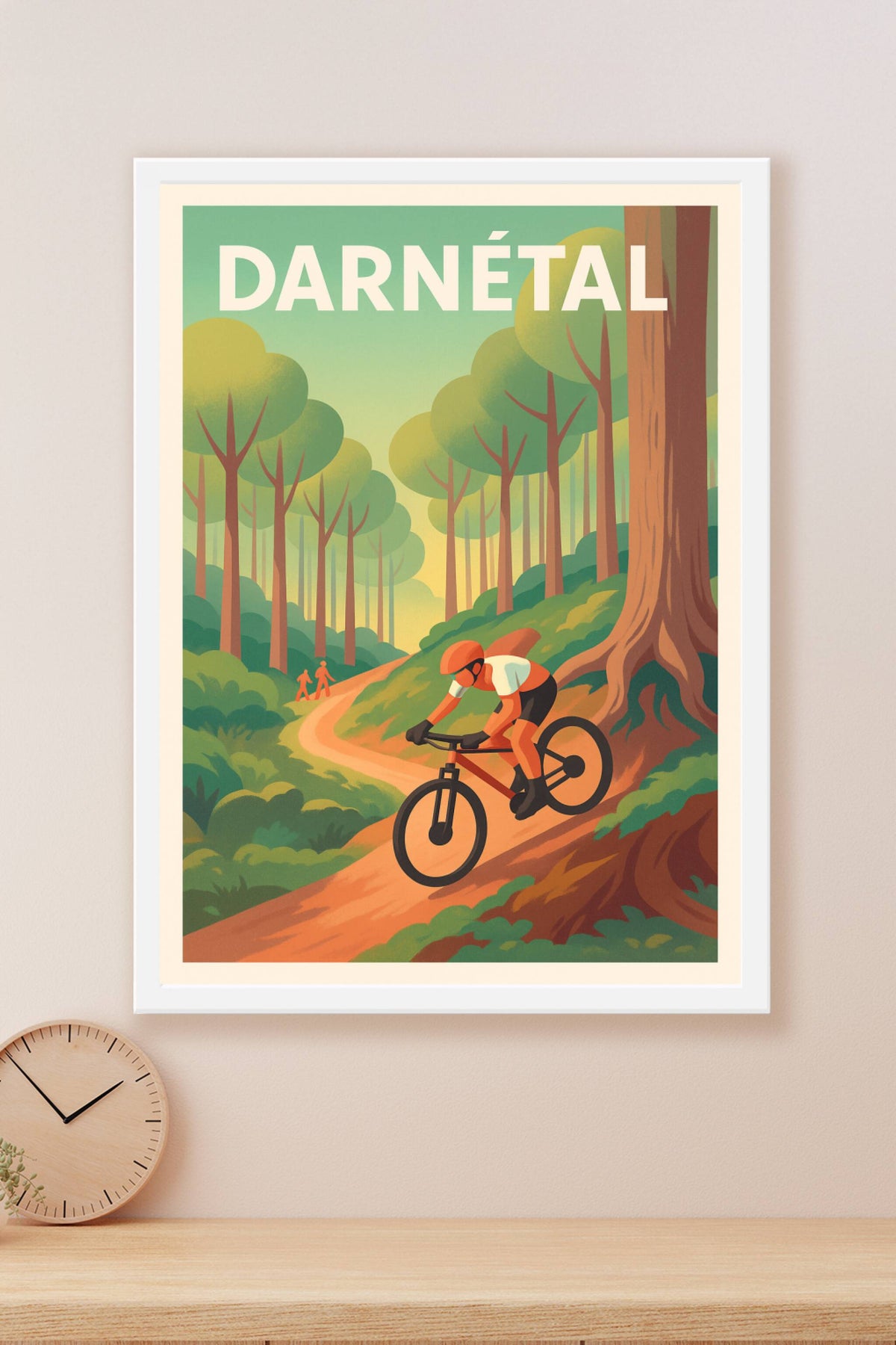 Affiche de Darnétal - Aventure et nature à vélo