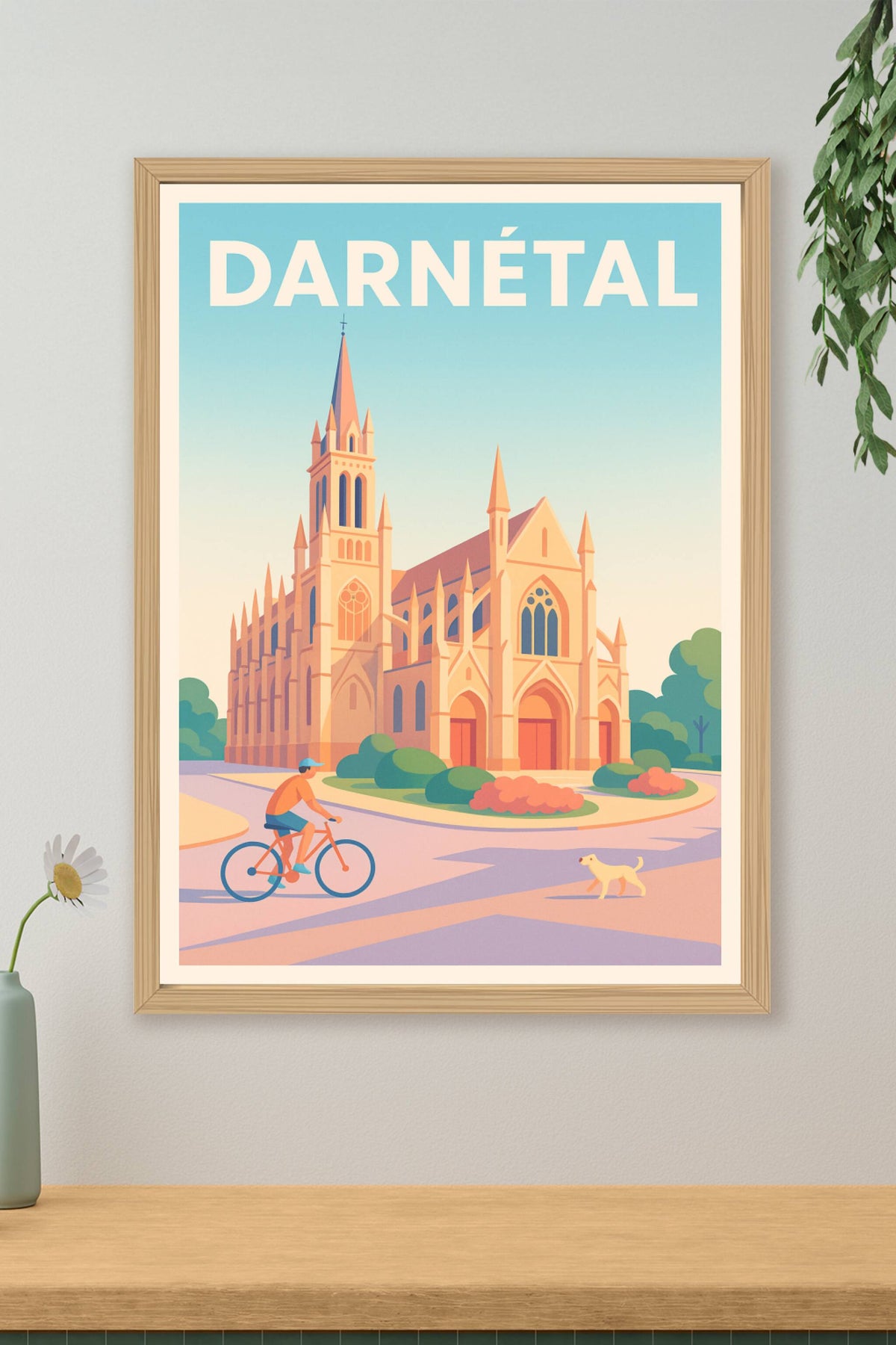 Affiche de Darnétal - Découvrez le charme architectural et paisible