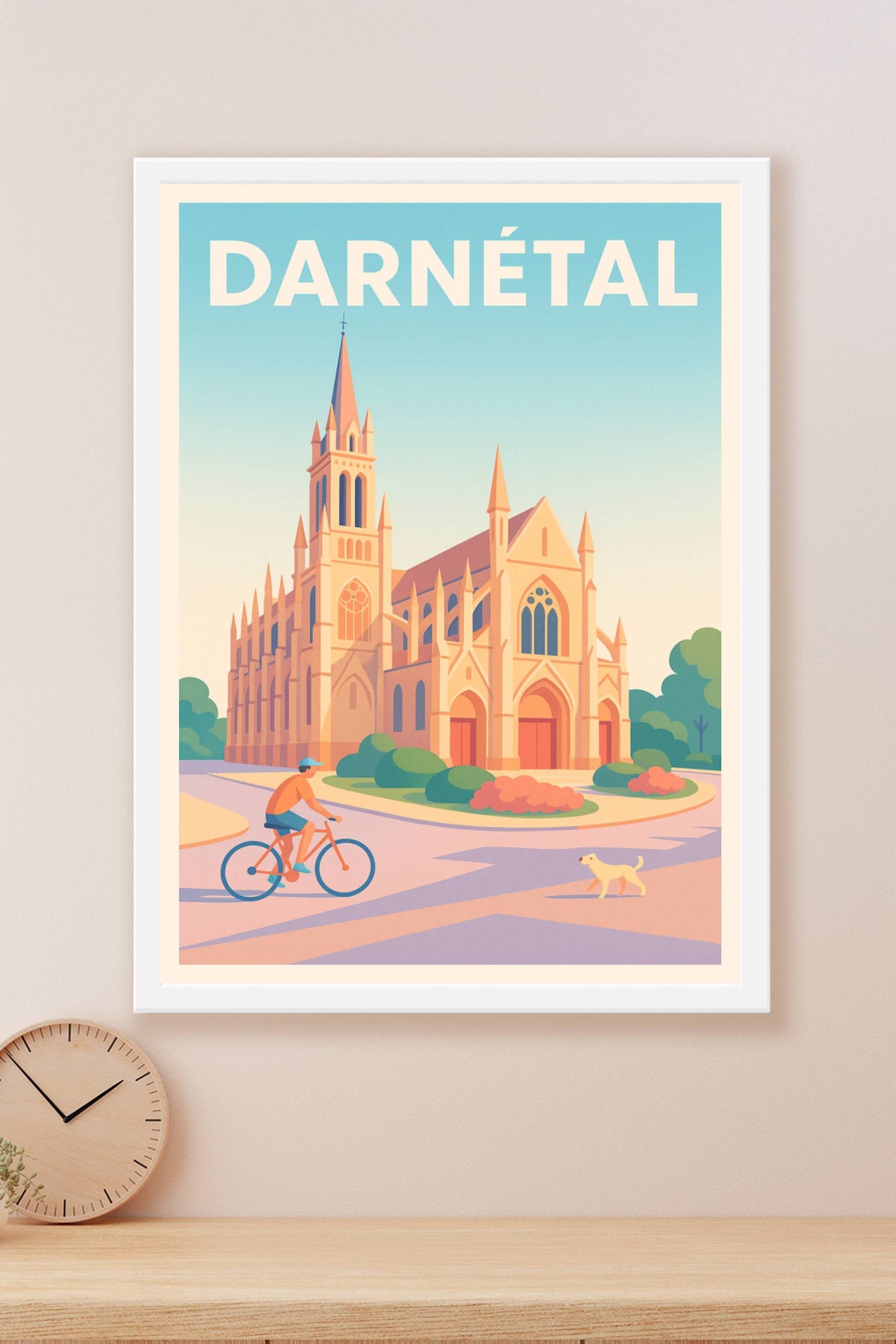 Affiche de Darnétal - Découvrez le charme architectural et paisible