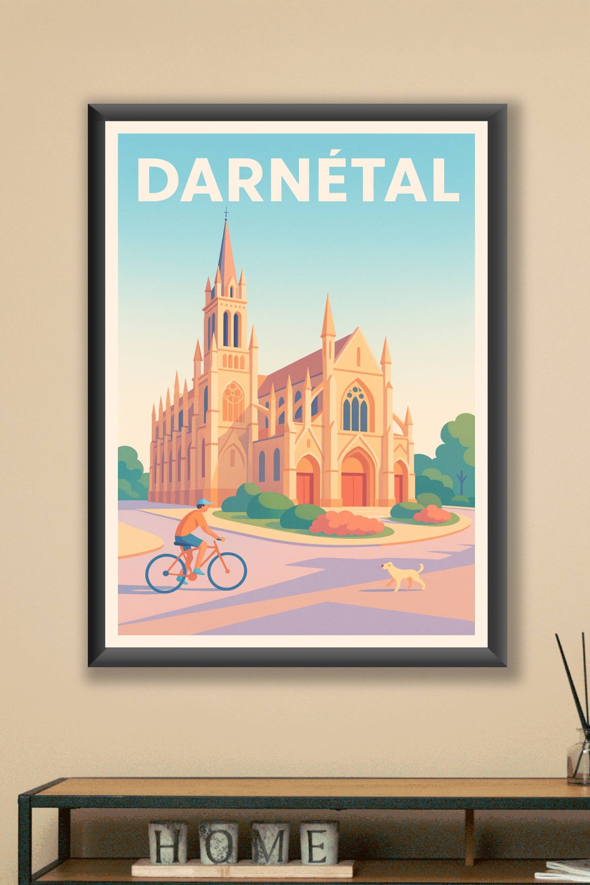 Affiche de Darnétal - Découvrez le charme architectural et paisible