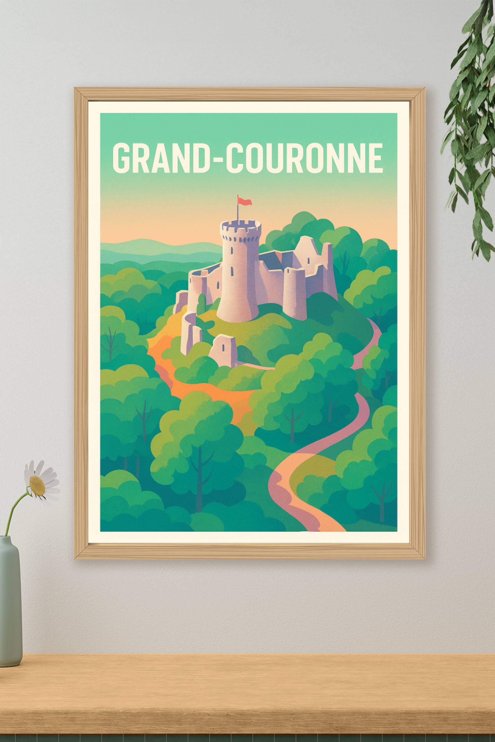 Affiche de Grand-Couronne - Charme médiéval en pleine nature