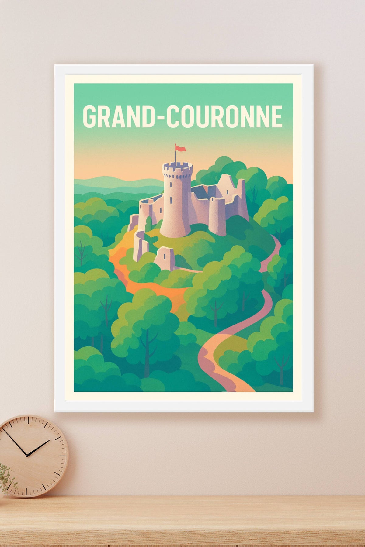 Affiche de Grand-Couronne - Charme médiéval en pleine nature