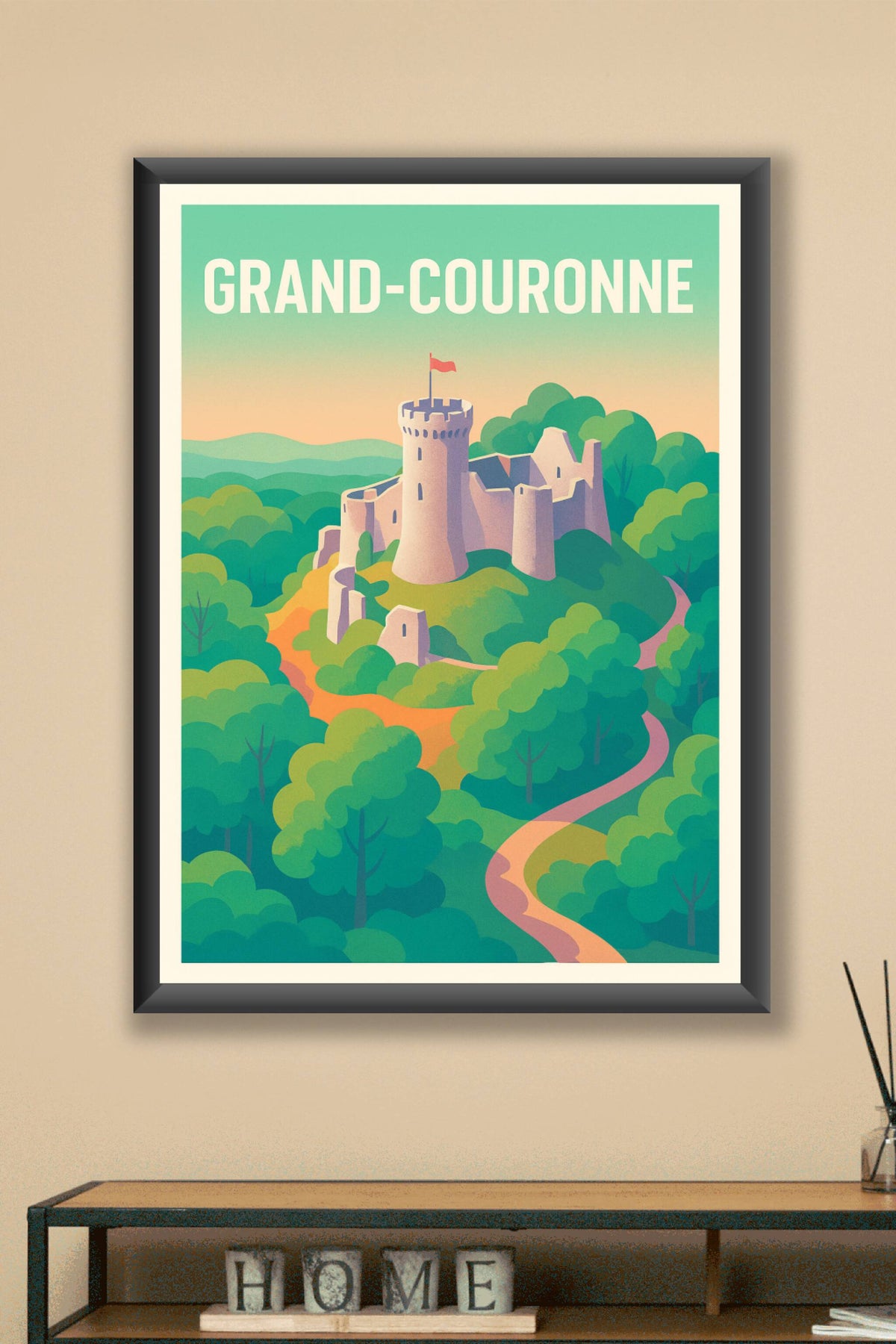 Affiche de Grand-Couronne - Charme médiéval en pleine nature