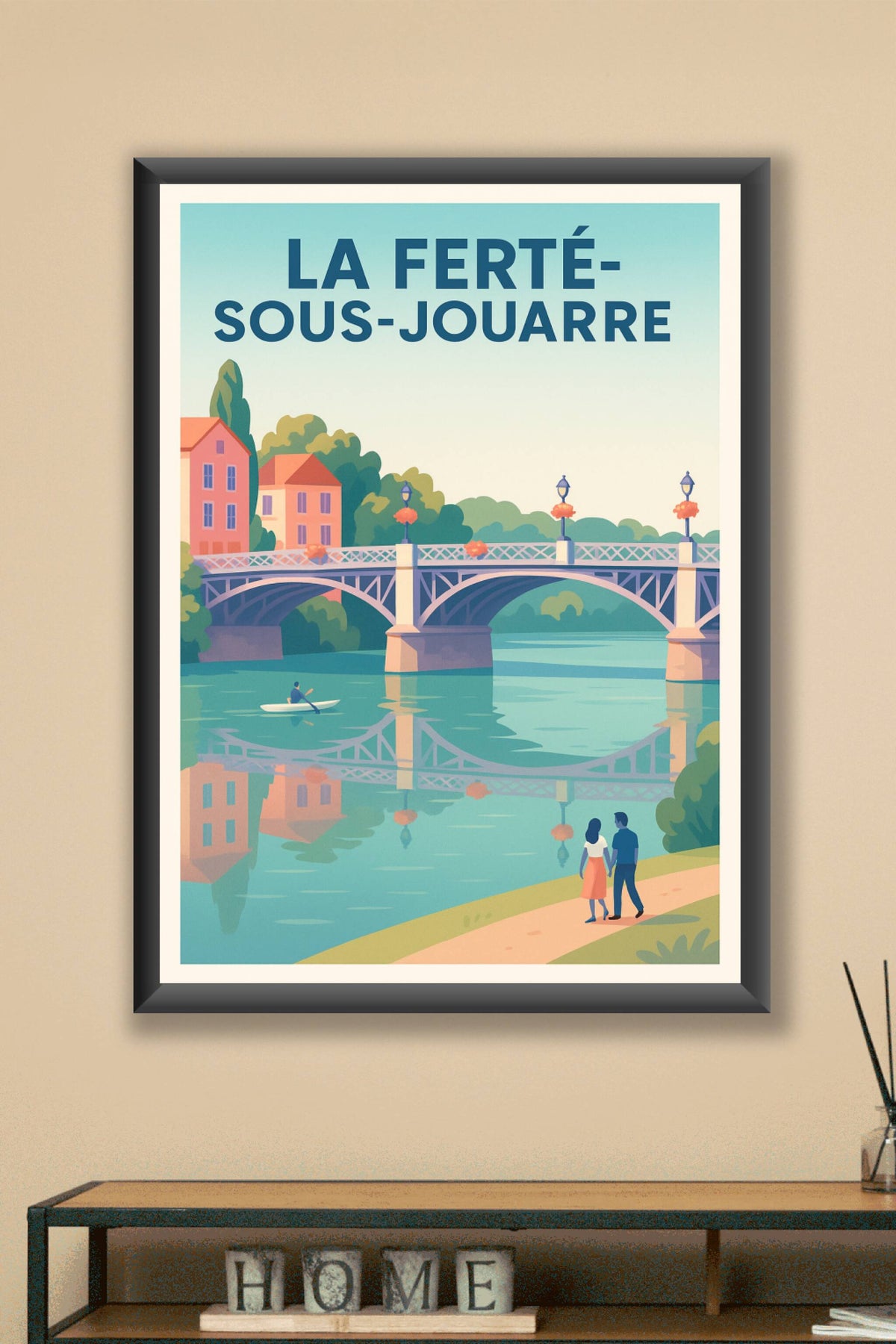 Affiche de La Ferté-sous-Jouarre - Romance au bord de l'eau