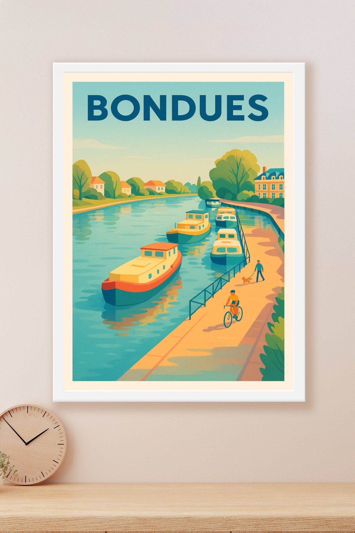 Affiche de Bondues - Tranquillité au fil de l'eau
