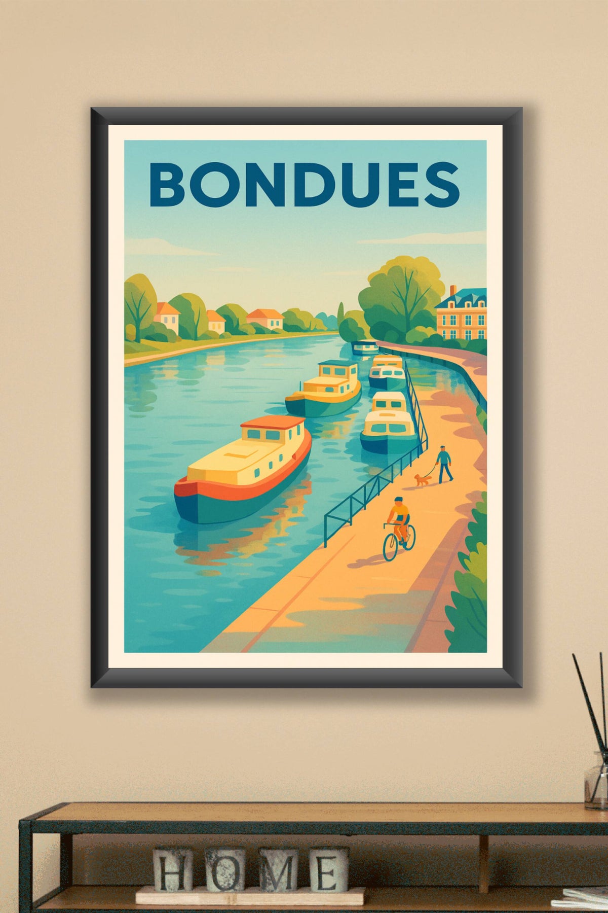 Affiche de Bondues - Tranquillité au fil de l'eau