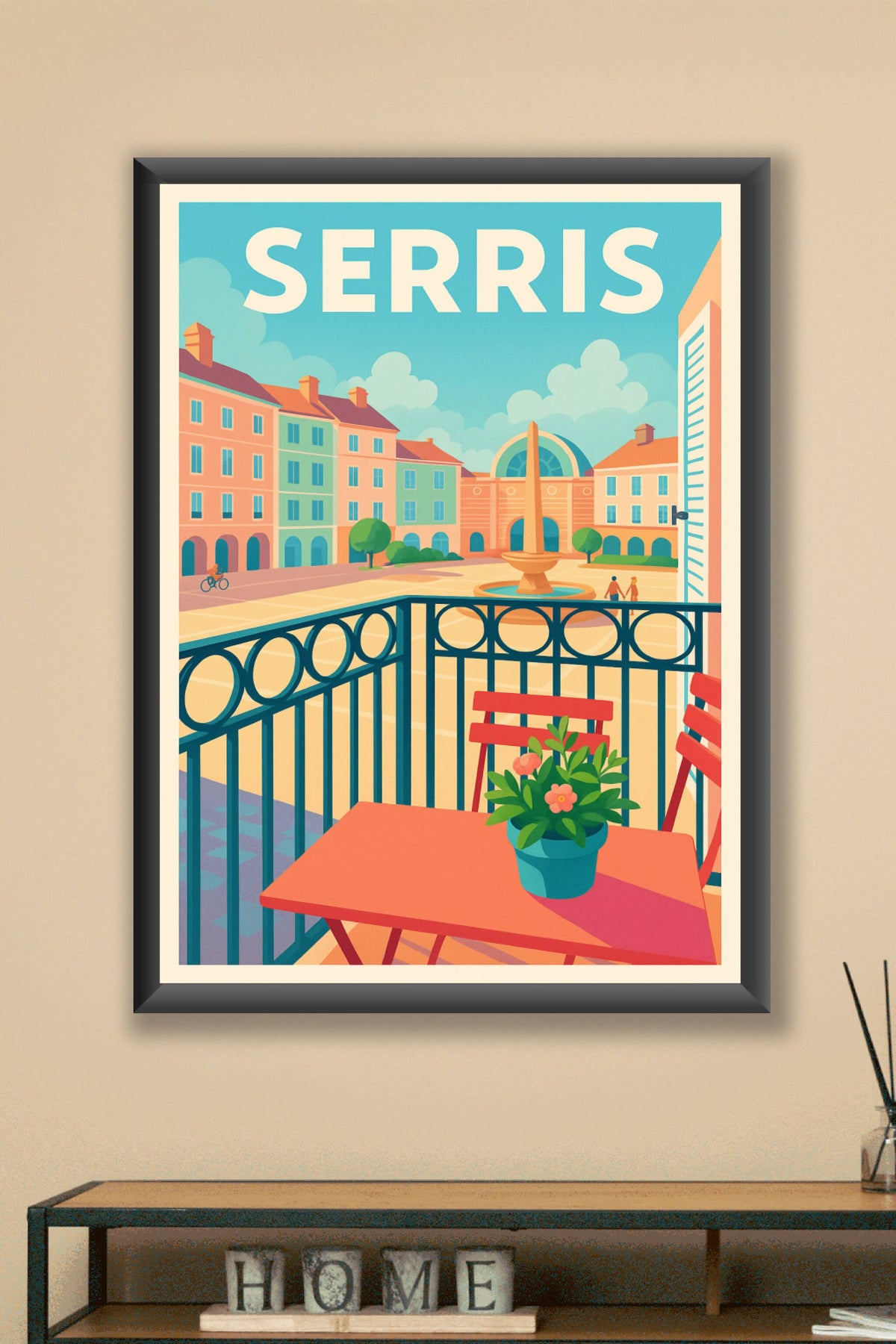 Affiche de Serris - Charme et Sérénité au Cœur de la Ville