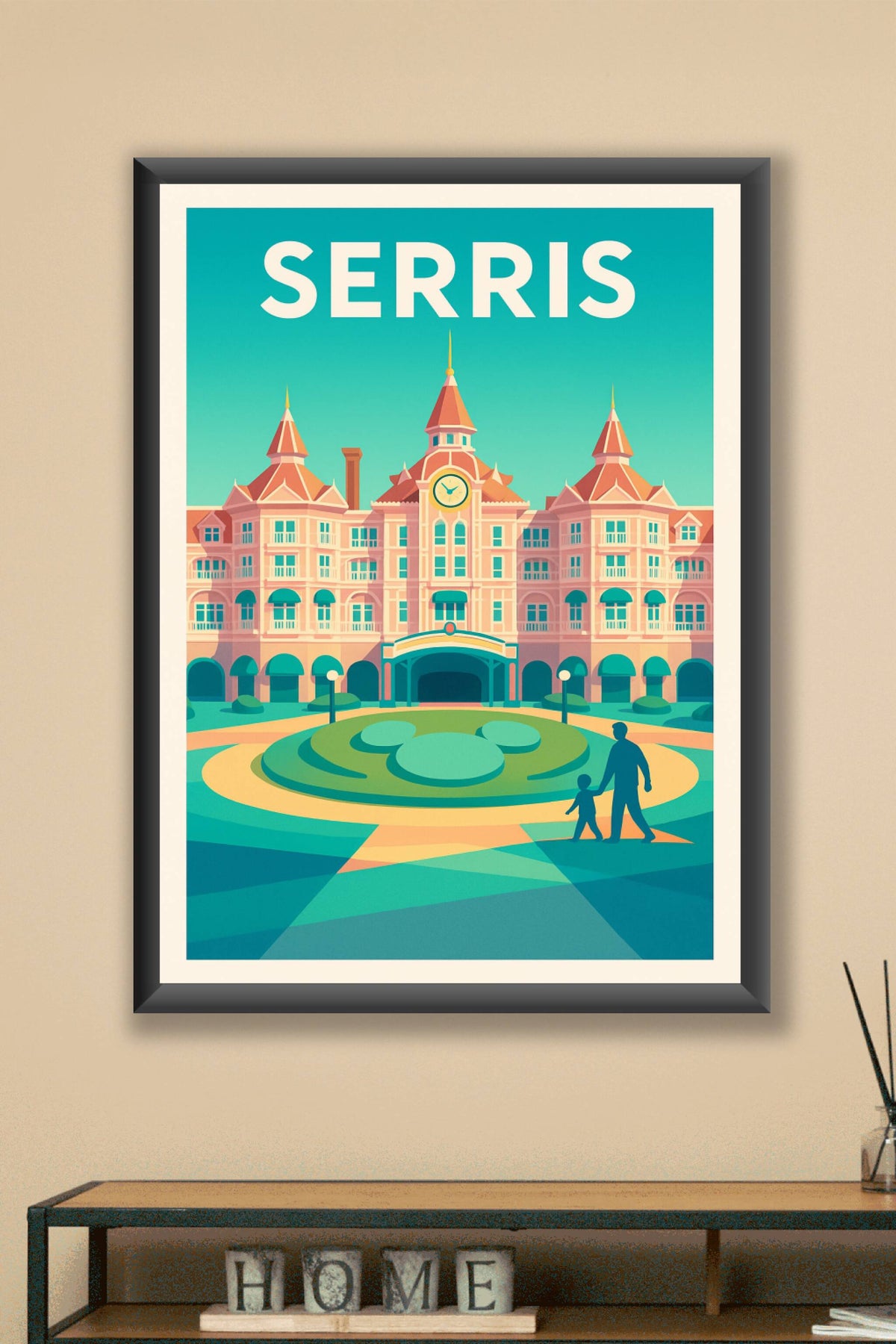 Affiche de Serris - L'élégance du cœur de la ville