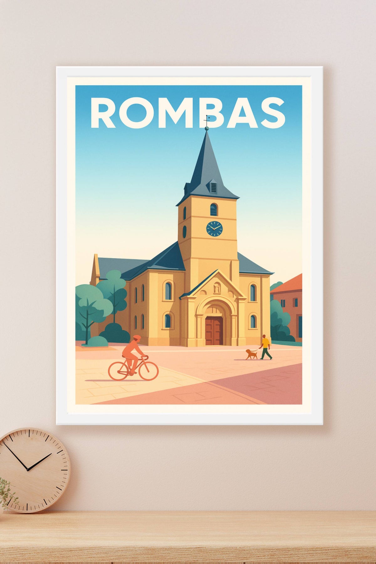 Affiche de Rombas - L'élégance intemporelle au cœur de la ville