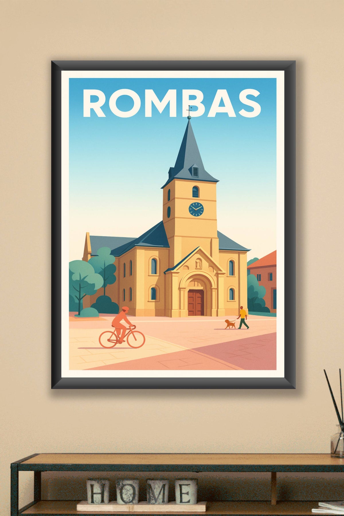 Affiche de Rombas - L'élégance intemporelle au cœur de la ville