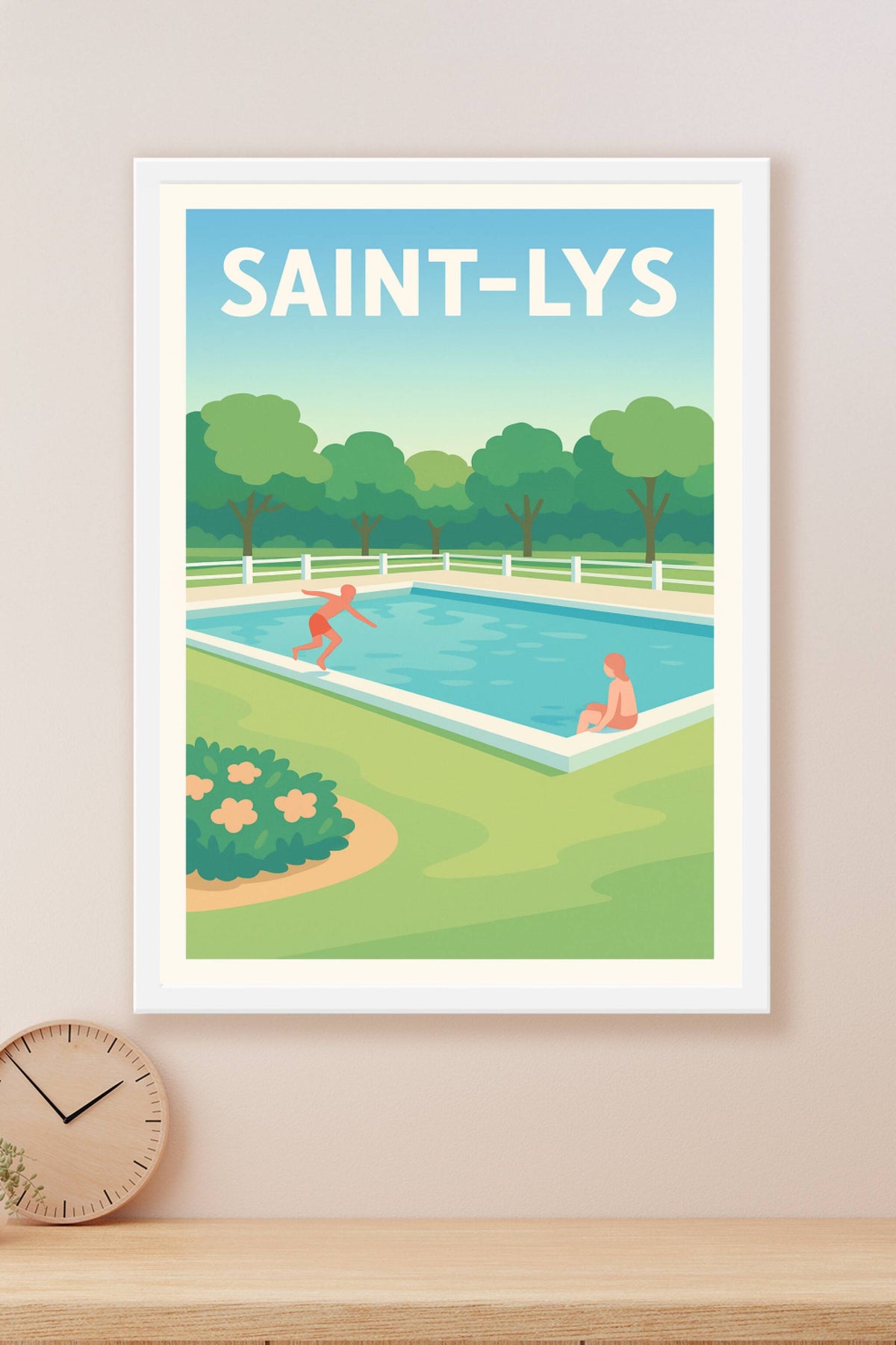 Affiche de Saint-Lys - Fraîcheur et détente estivale