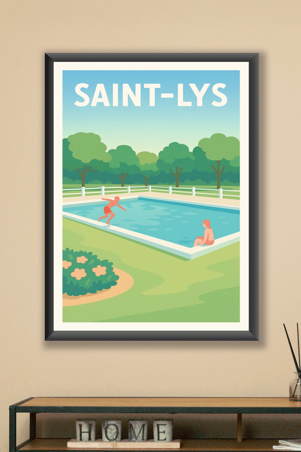 Affiche de Saint-Lys - Fraîcheur et détente estivale