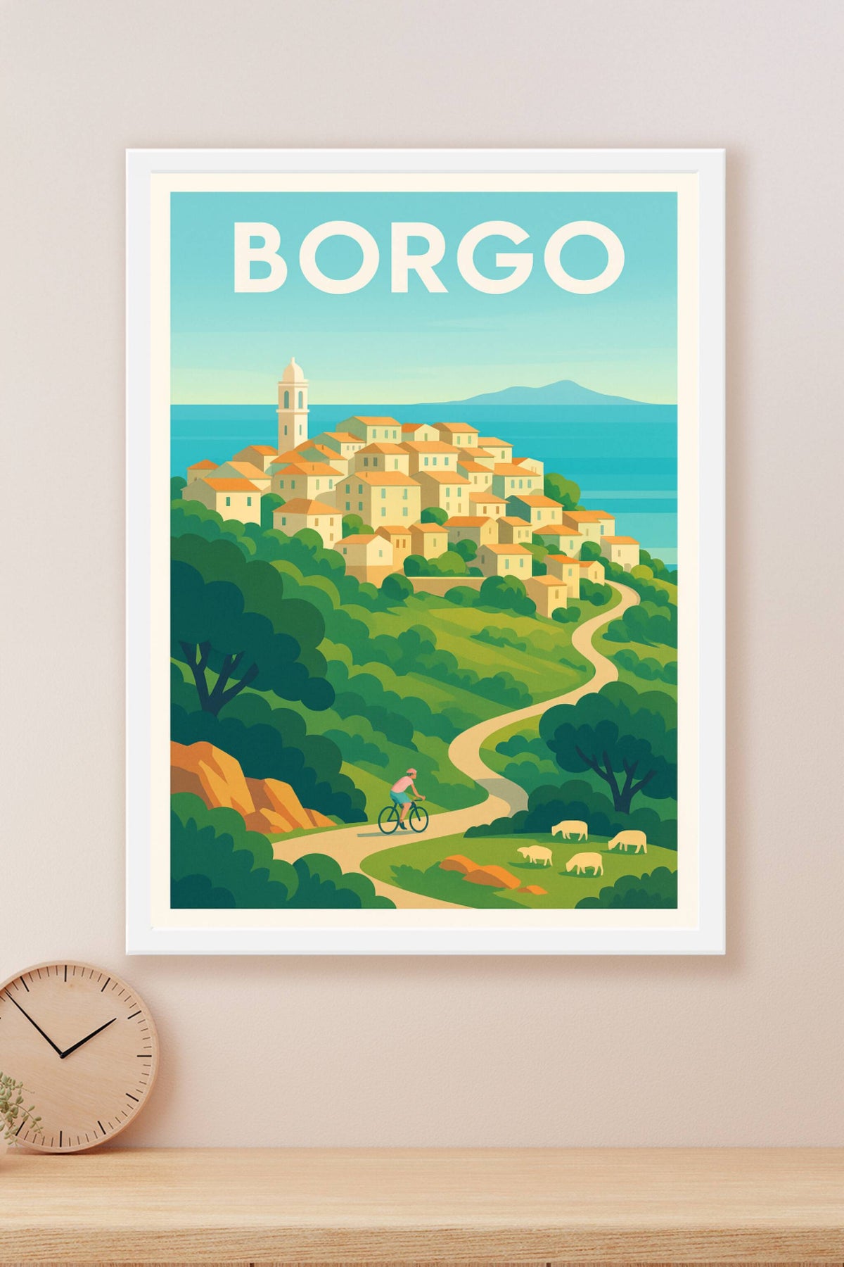 Affiche de Borgo - Escapade paisible en Méditerranée