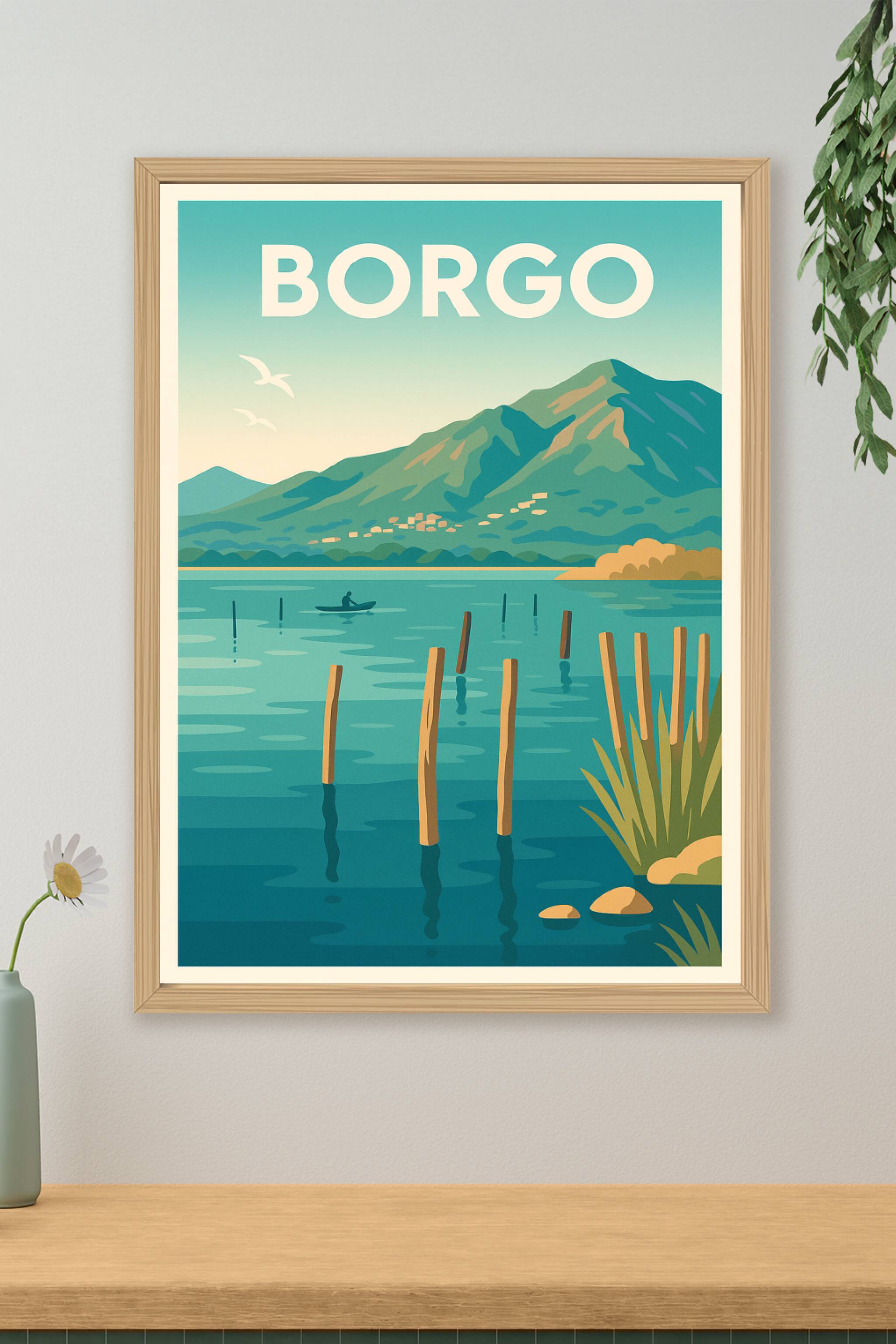 Affiche de Borgo - Sérénité au bord de l'eau