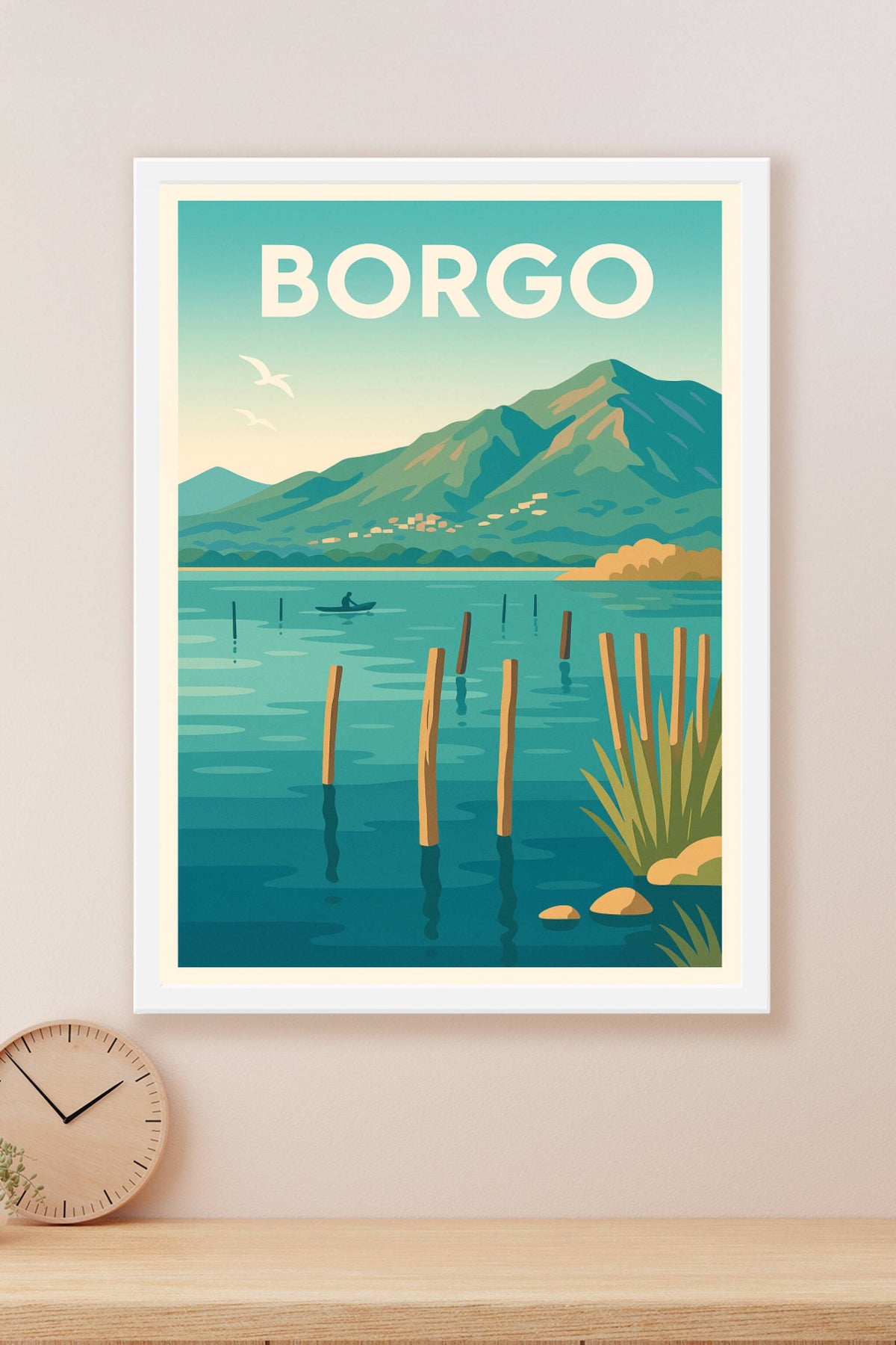 Affiche de Borgo - Sérénité au bord de l'eau