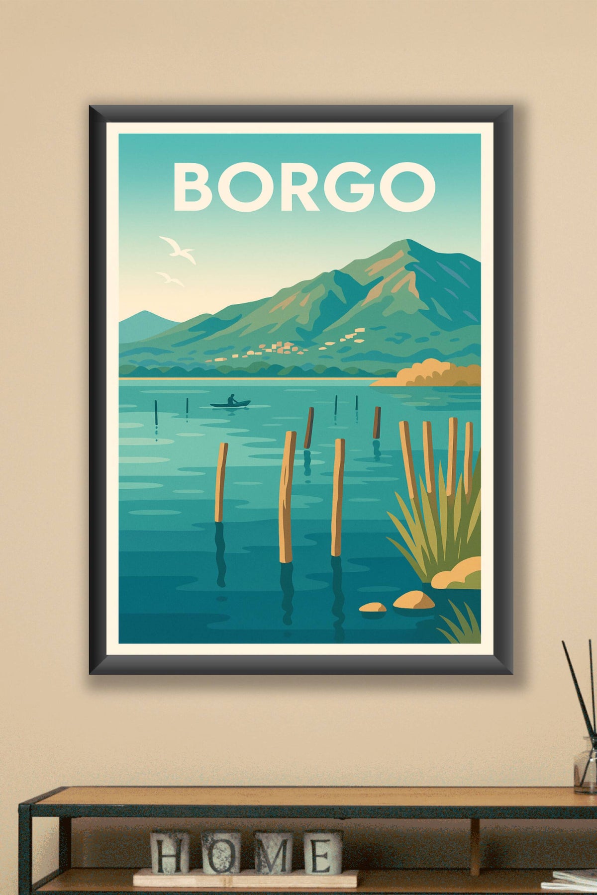 Affiche de Borgo - Sérénité au bord de l'eau
