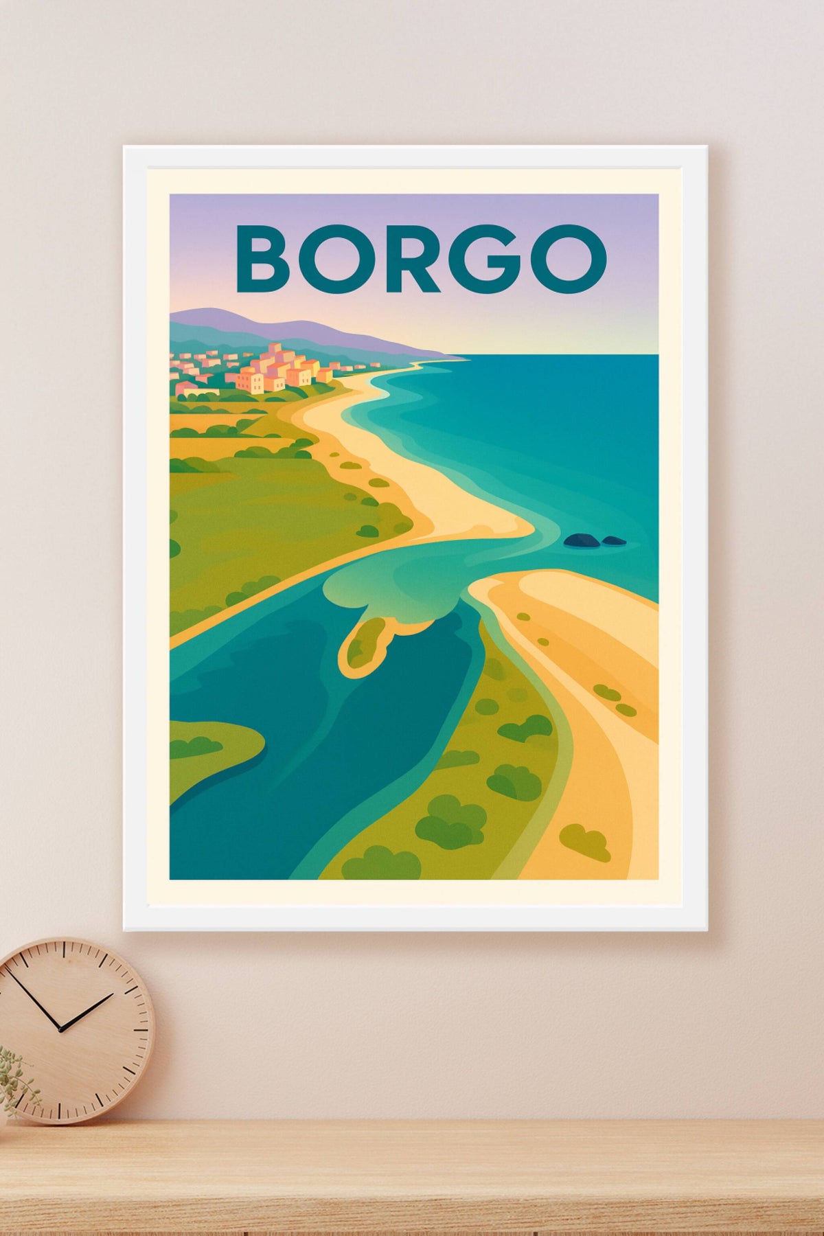 Affiche de Borgo - Évasion balnéaire entre mer et rivière