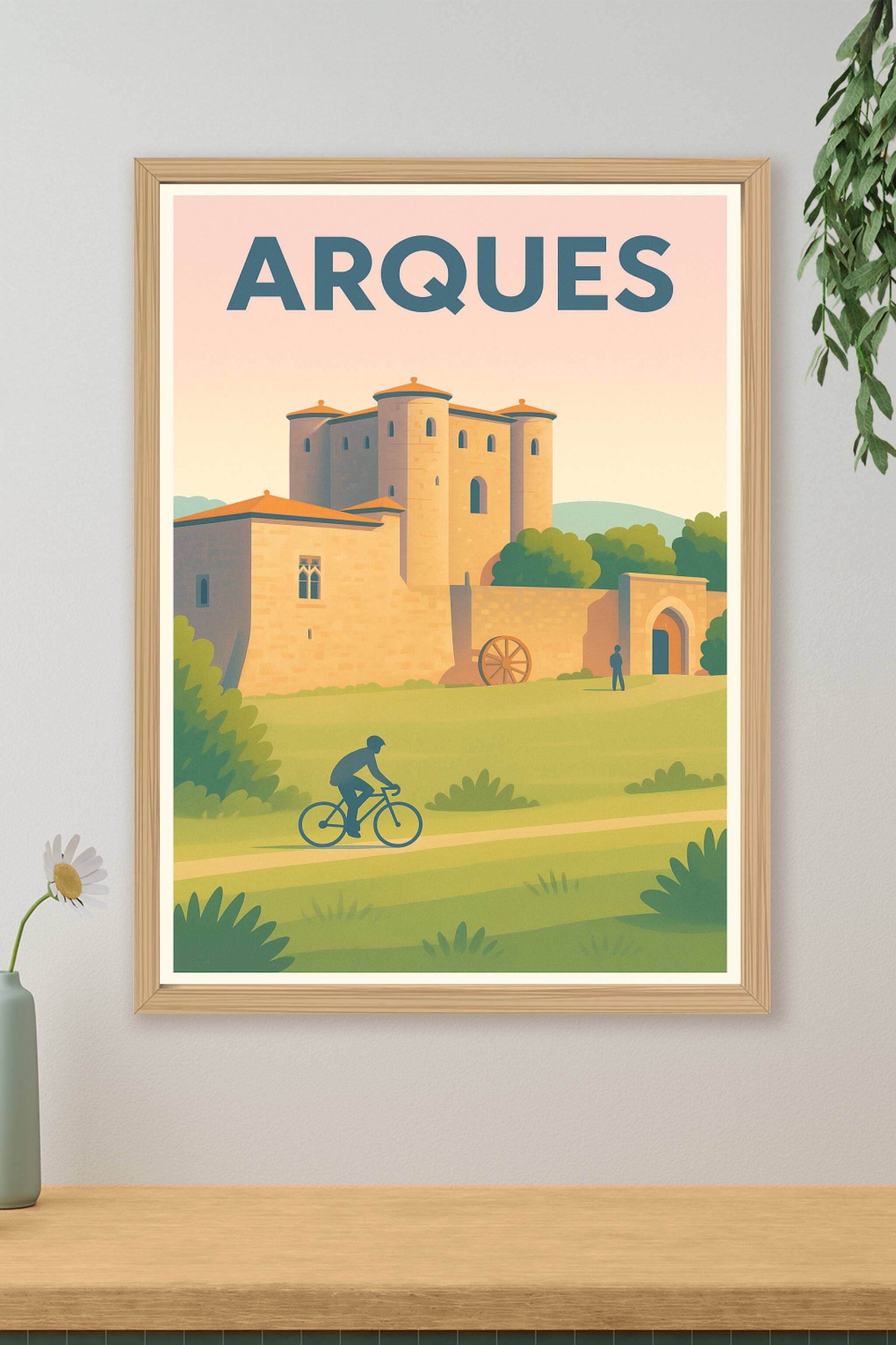 Affiche de Arques - Charme et sérénité médiévale