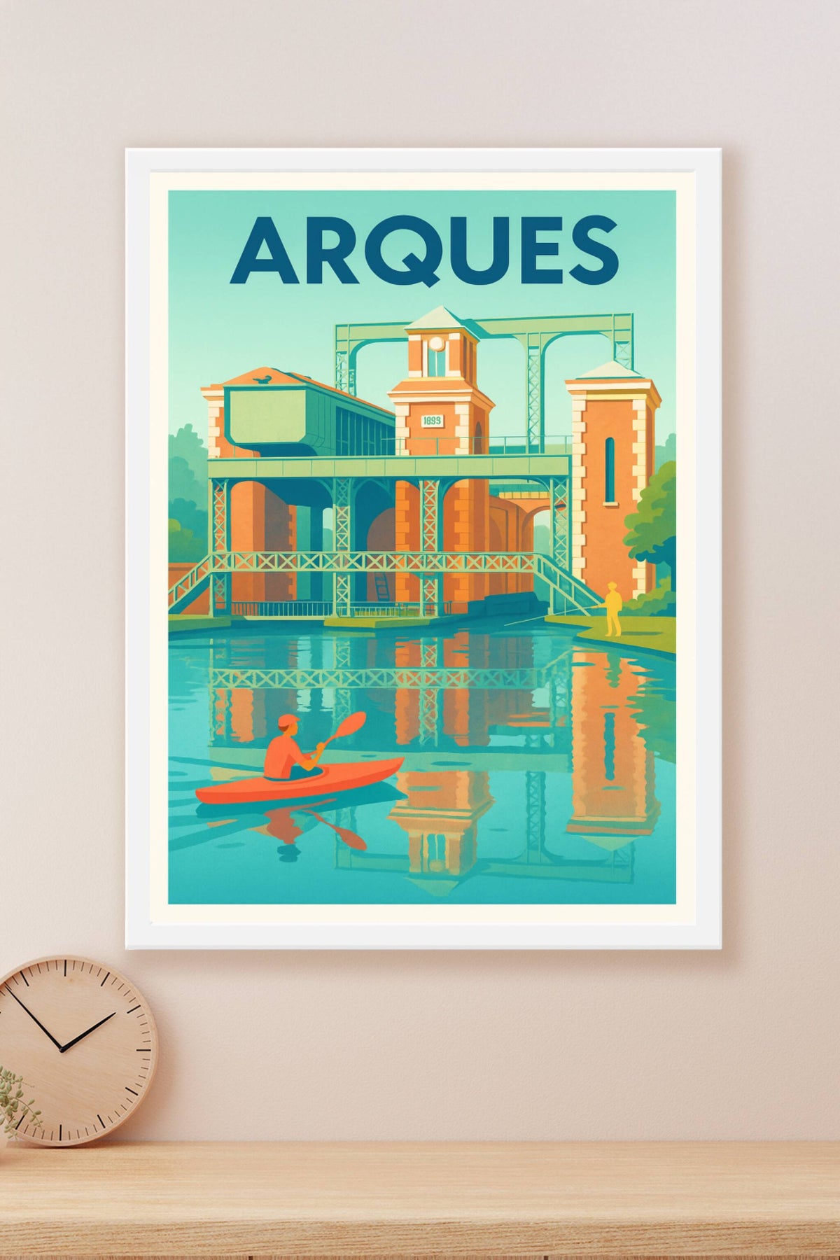 Affiche de Arques - L'élégance industrielle au fil de l'eau