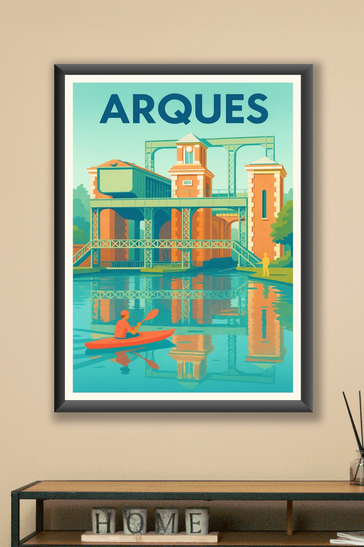 Affiche de Arques - L'élégance industrielle au fil de l'eau