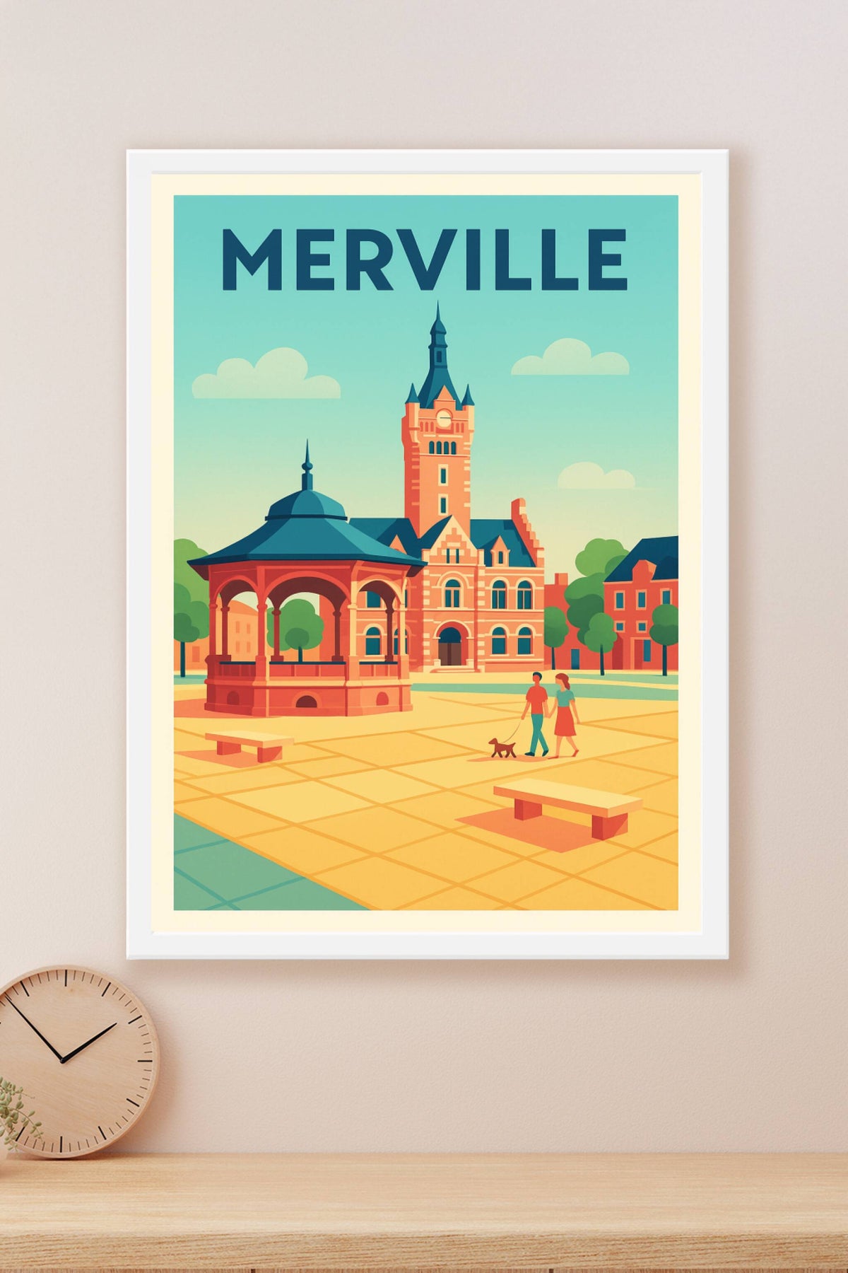Affiche de Merville - Charme et sérénité au cœur de la ville