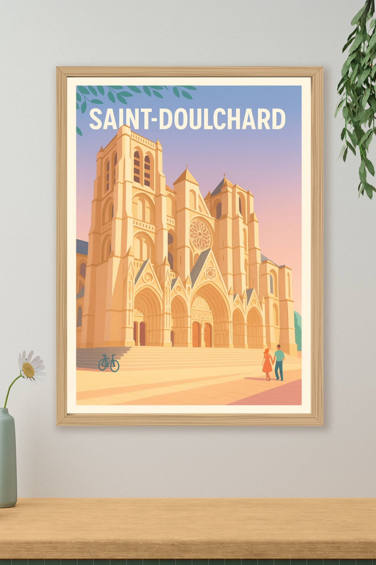 Affiche de Saint-Doulchard - L'élégance intemporelle de la cathédrale
