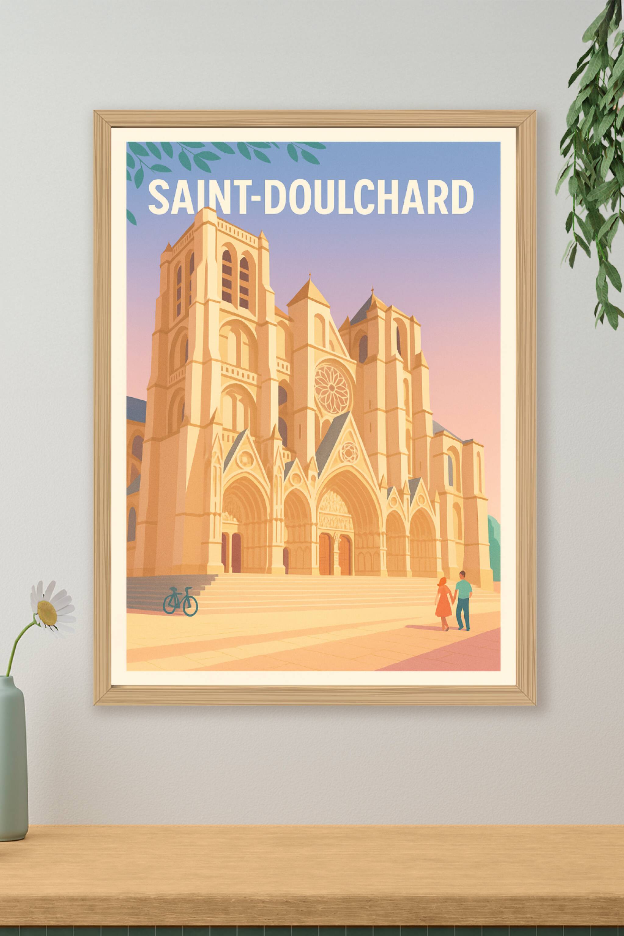Affiche de Saint-Doulchard - L'élégance intemporelle de la cathédrale