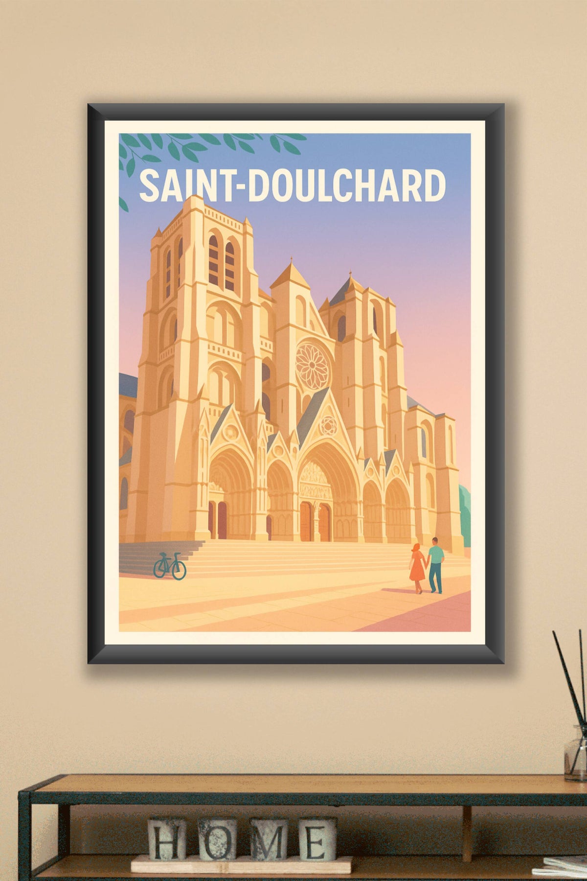 Affiche de Saint-Doulchard - L'élégance intemporelle de la cathédrale