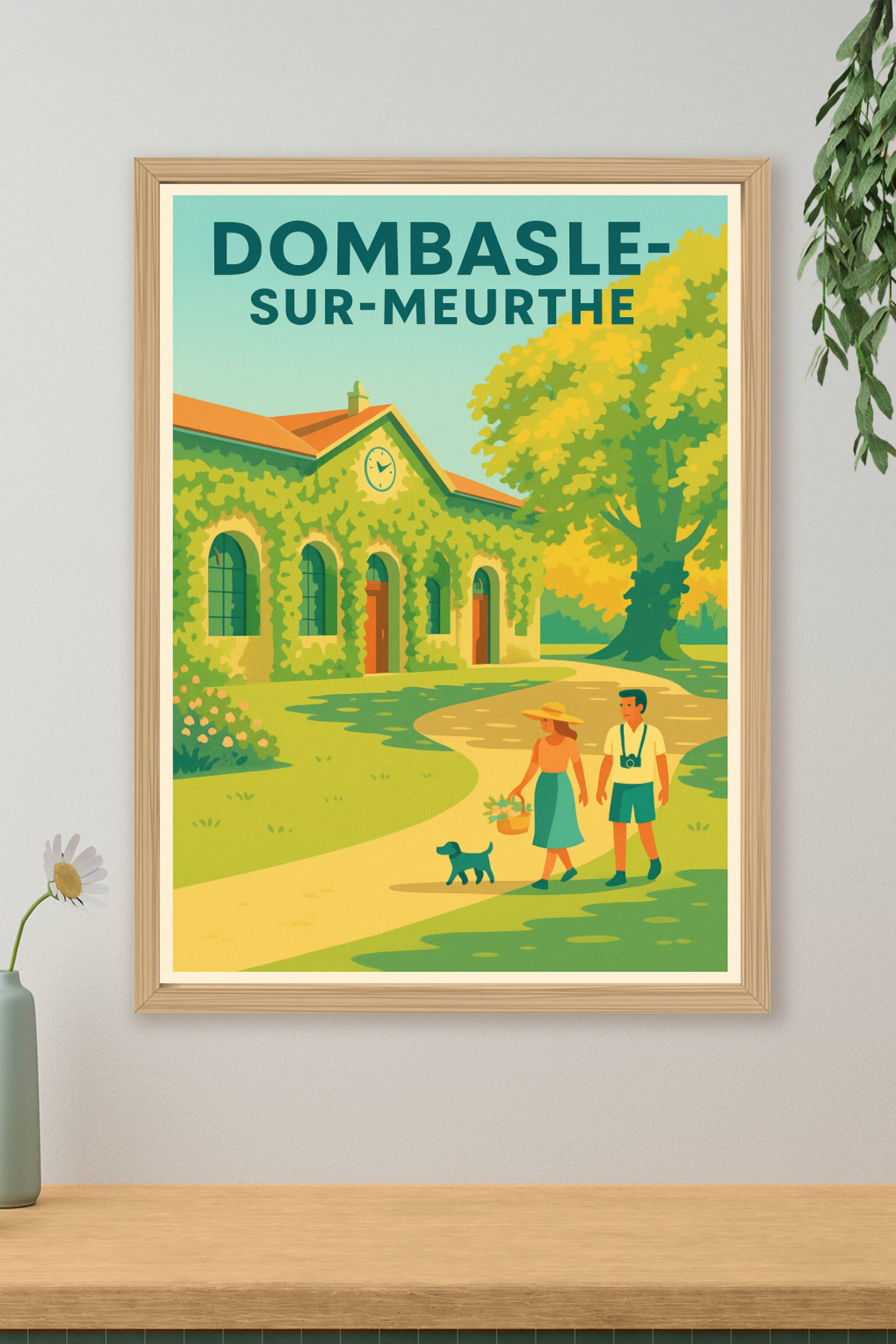 Affiche de Dombasle-sur-Meurthe - Charme bucolique au fil des saisons