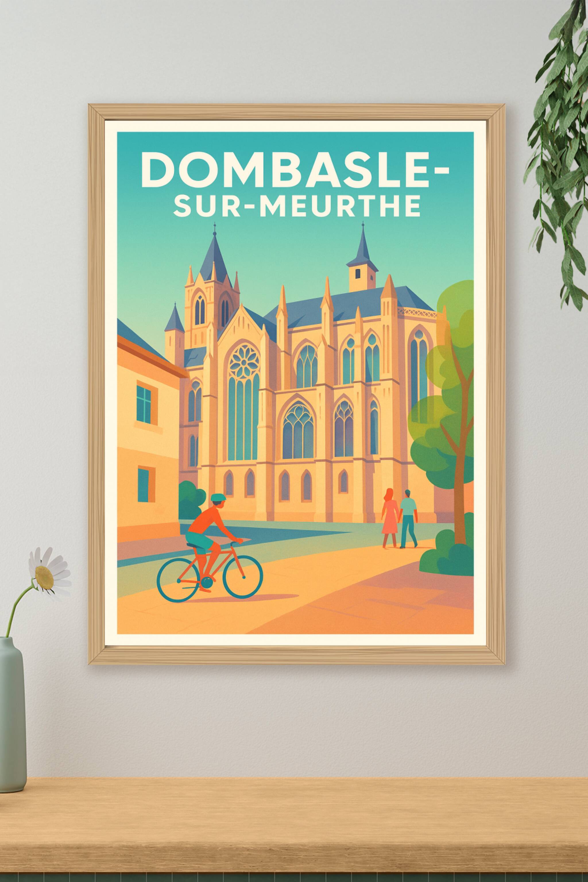 Affiche de Dombasle-sur-Meurthe - Élégance architecturale au cœur de la ville