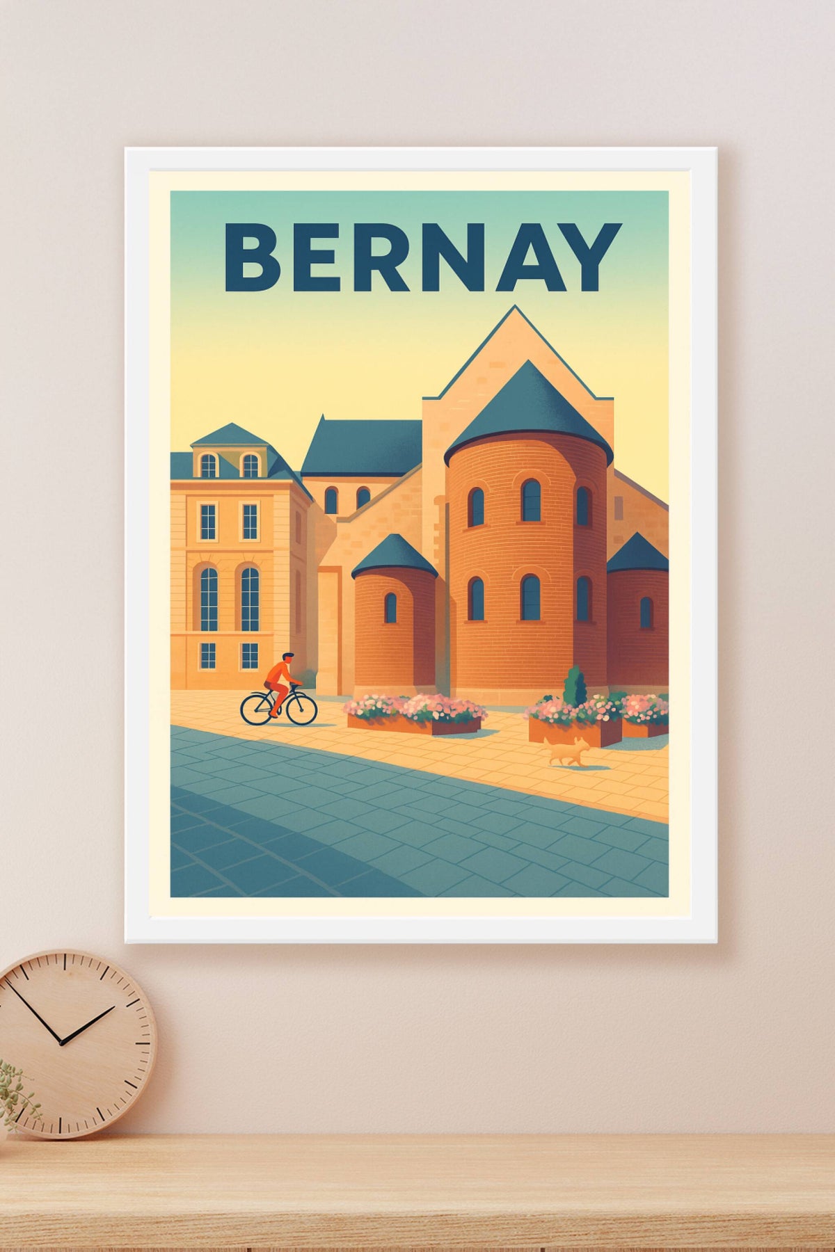 Affiche de Bernay - Charme et douceur normande