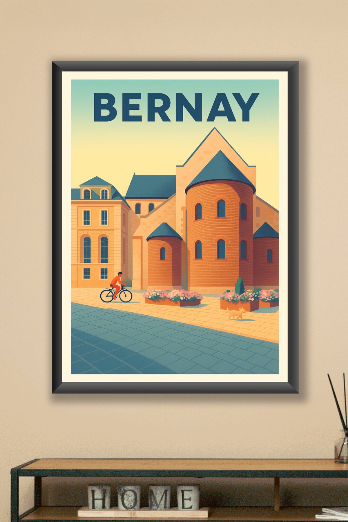 Affiche de Bernay - Charme et douceur normande