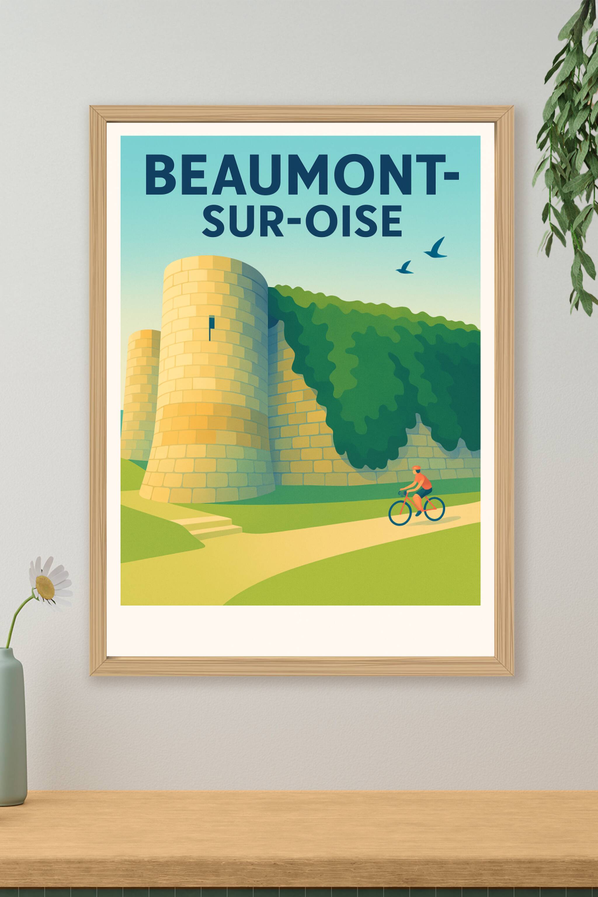 Affiche de Beaumont-sur-Oise - Évasion au cœur du patrimoine