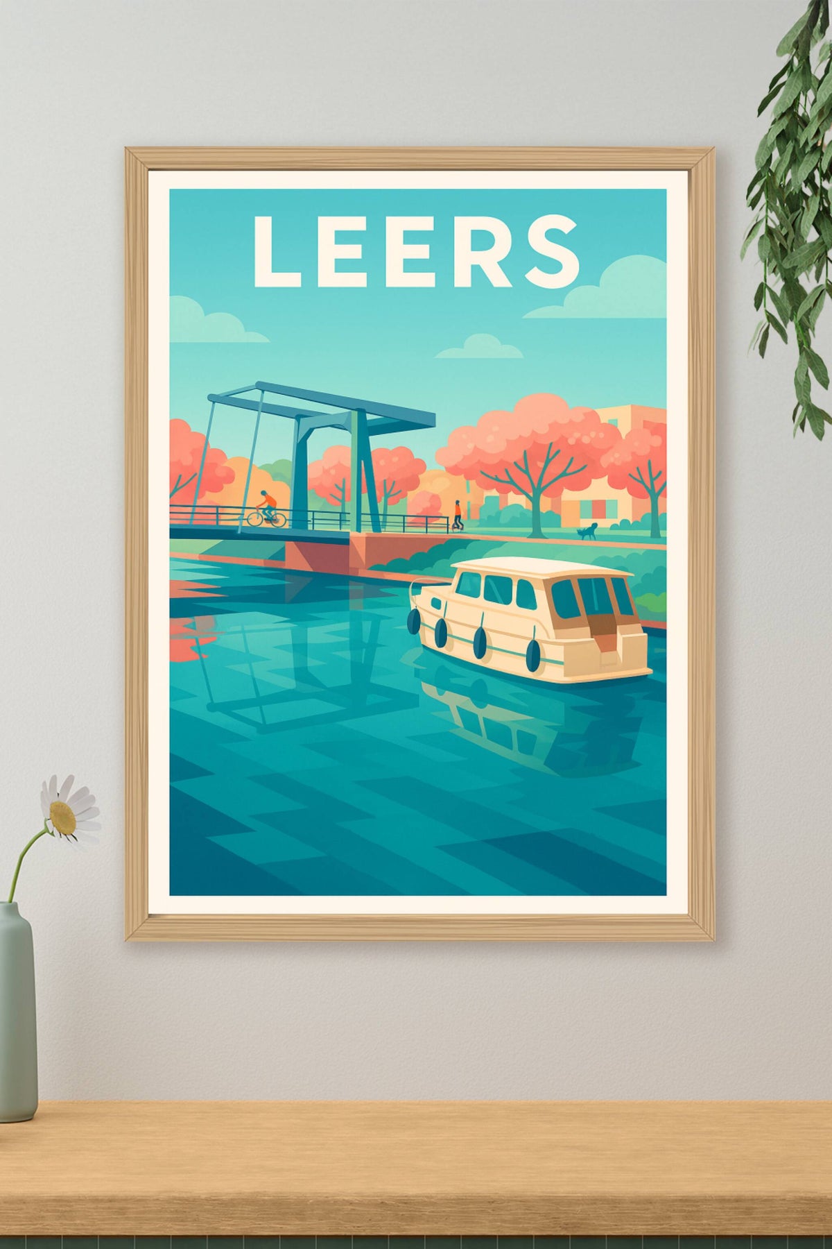 Affiche de Leers - Sérénité au fil de l'eau