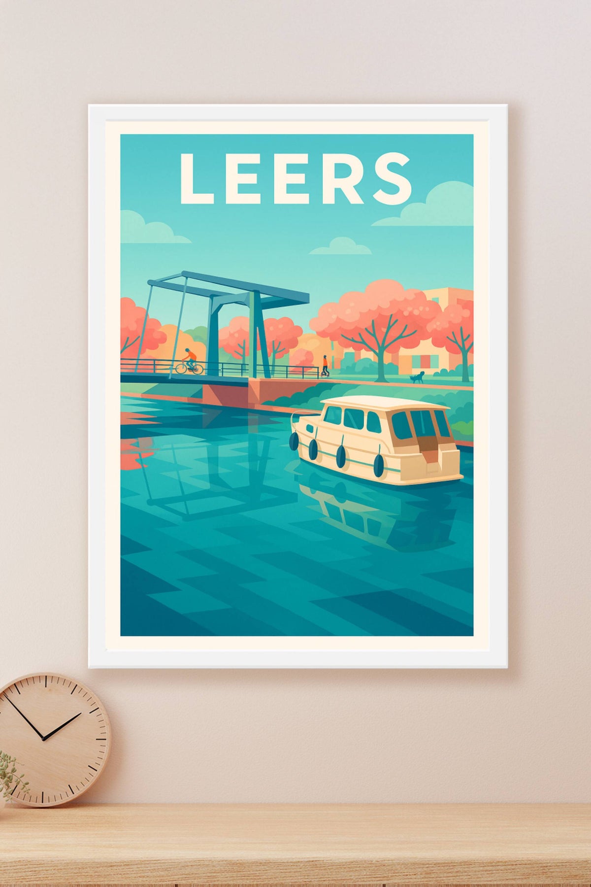 Affiche de Leers - Sérénité au fil de l'eau