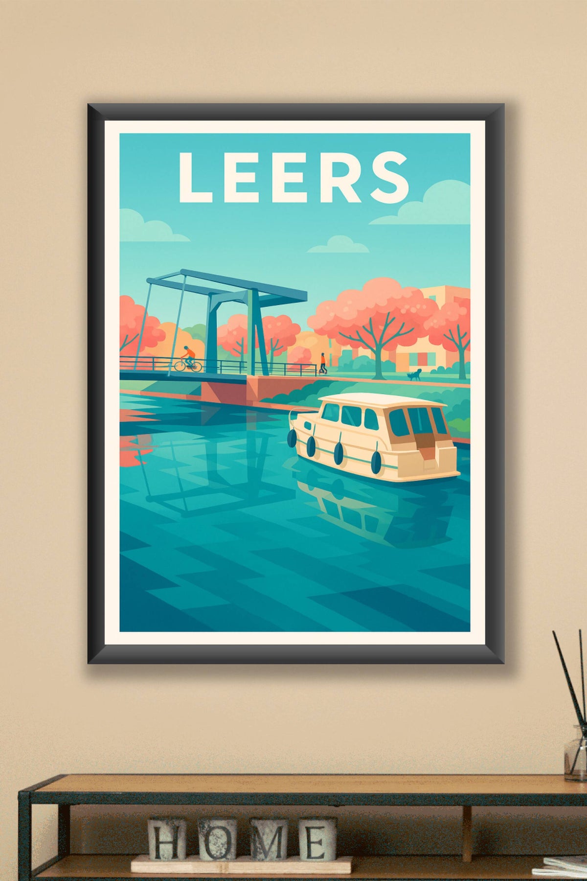 Affiche de Leers - Sérénité au fil de l'eau