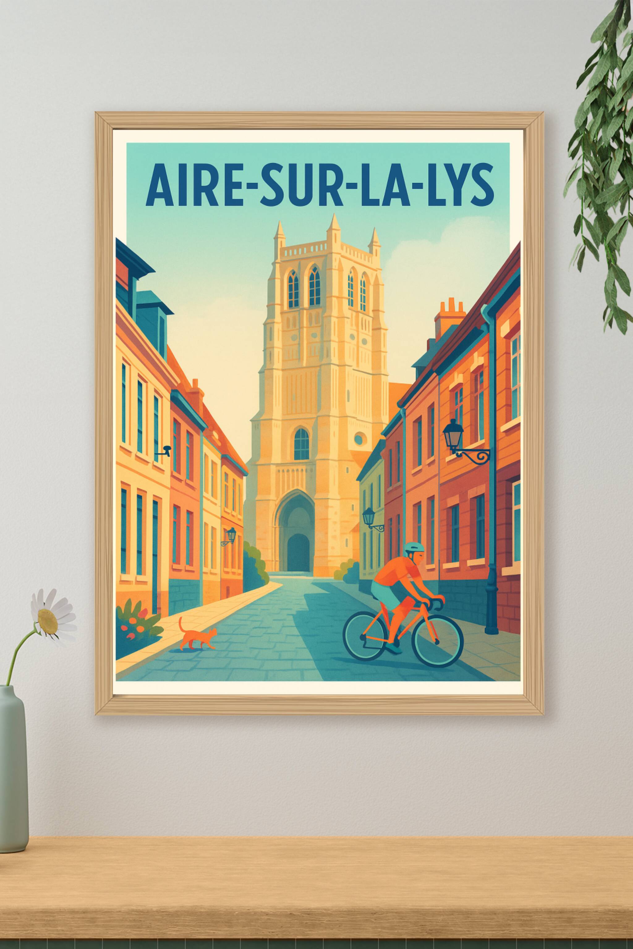 Affiche de Aire-sur-la-Lys - Charme historique et douceur de vivre