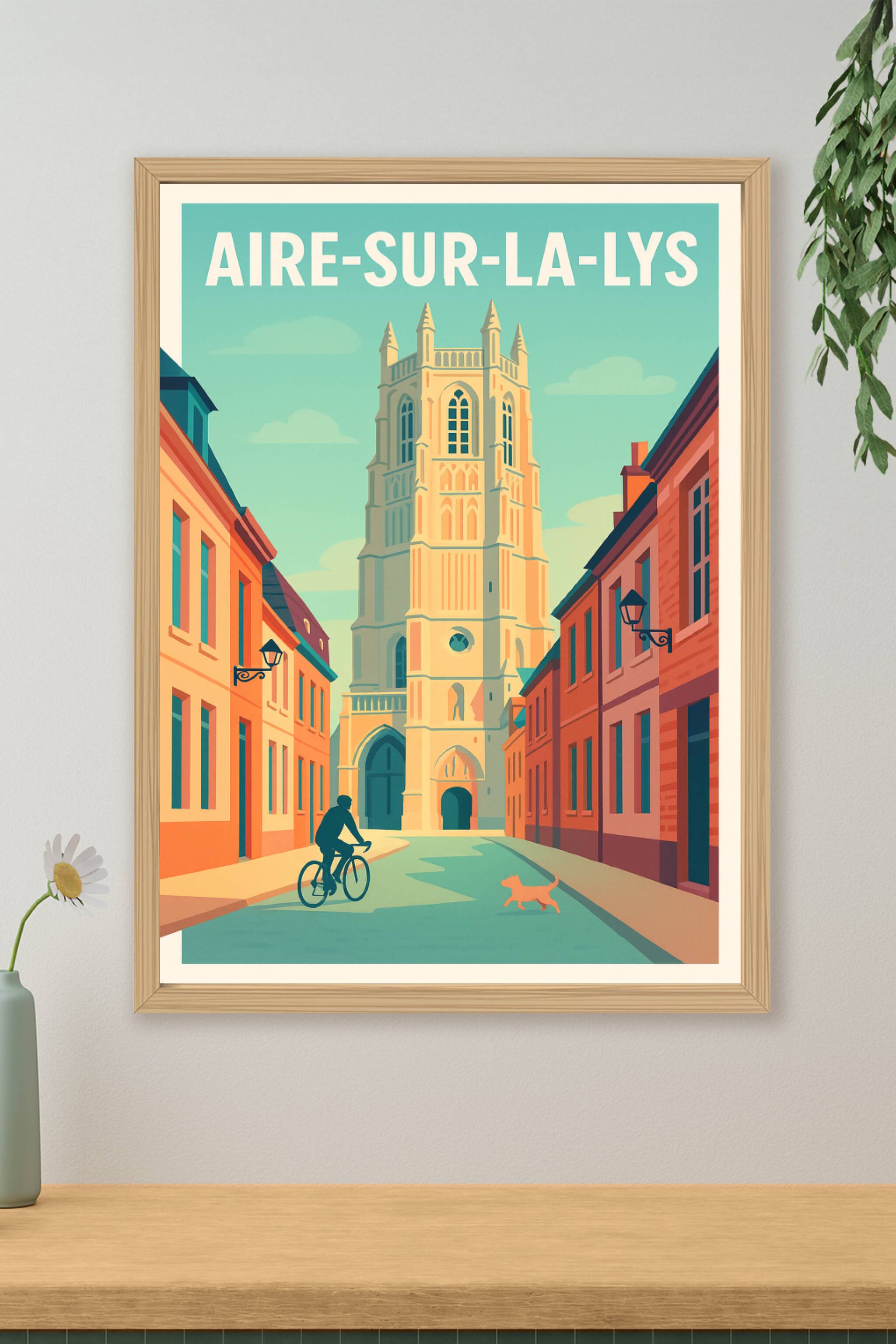 Affiche de Aire-sur-la-Lys - Charme et Sérénité au Cœur de la Ville