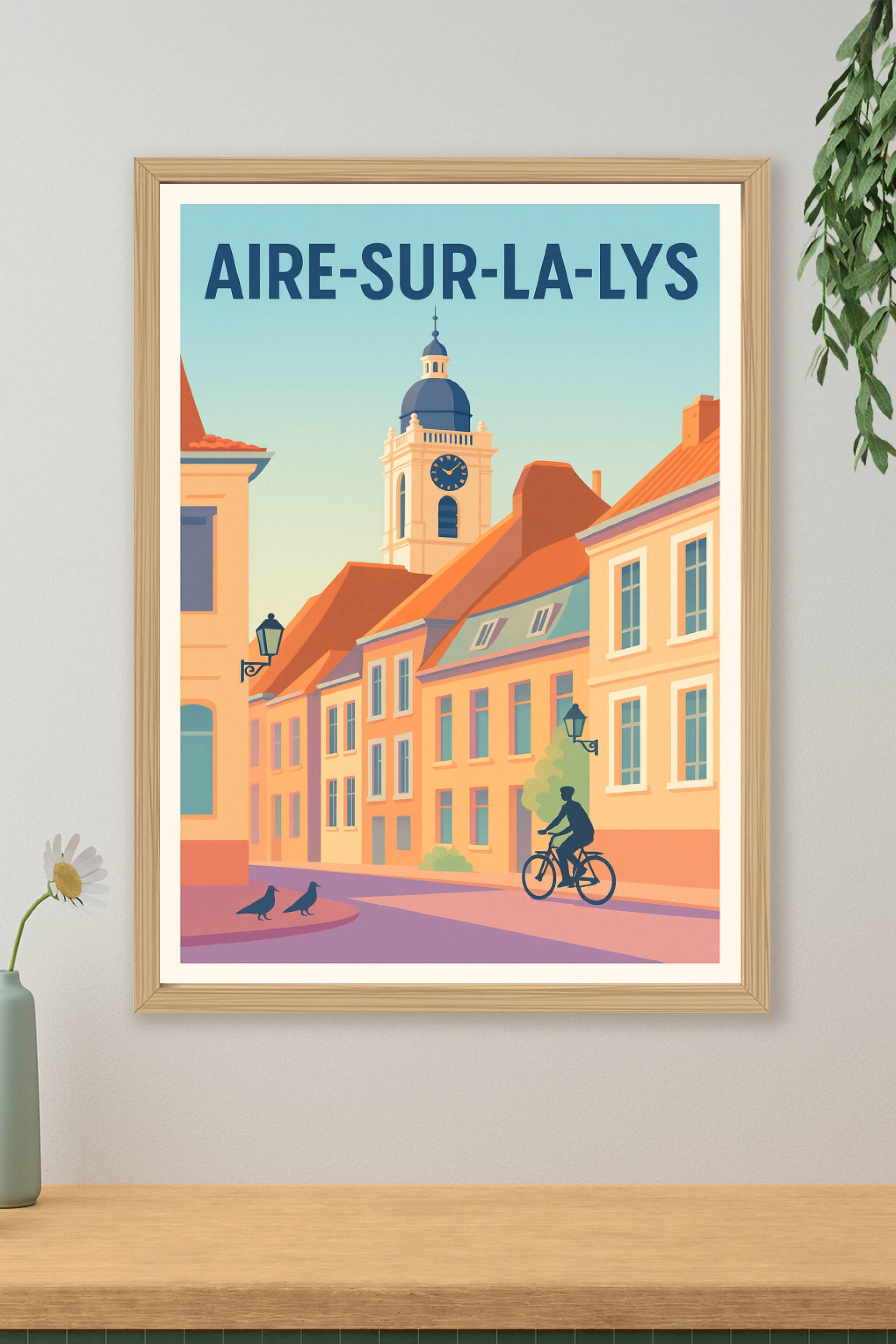 Affiche de Aire-sur-la-Lys - Charme historique et douceur de vivre