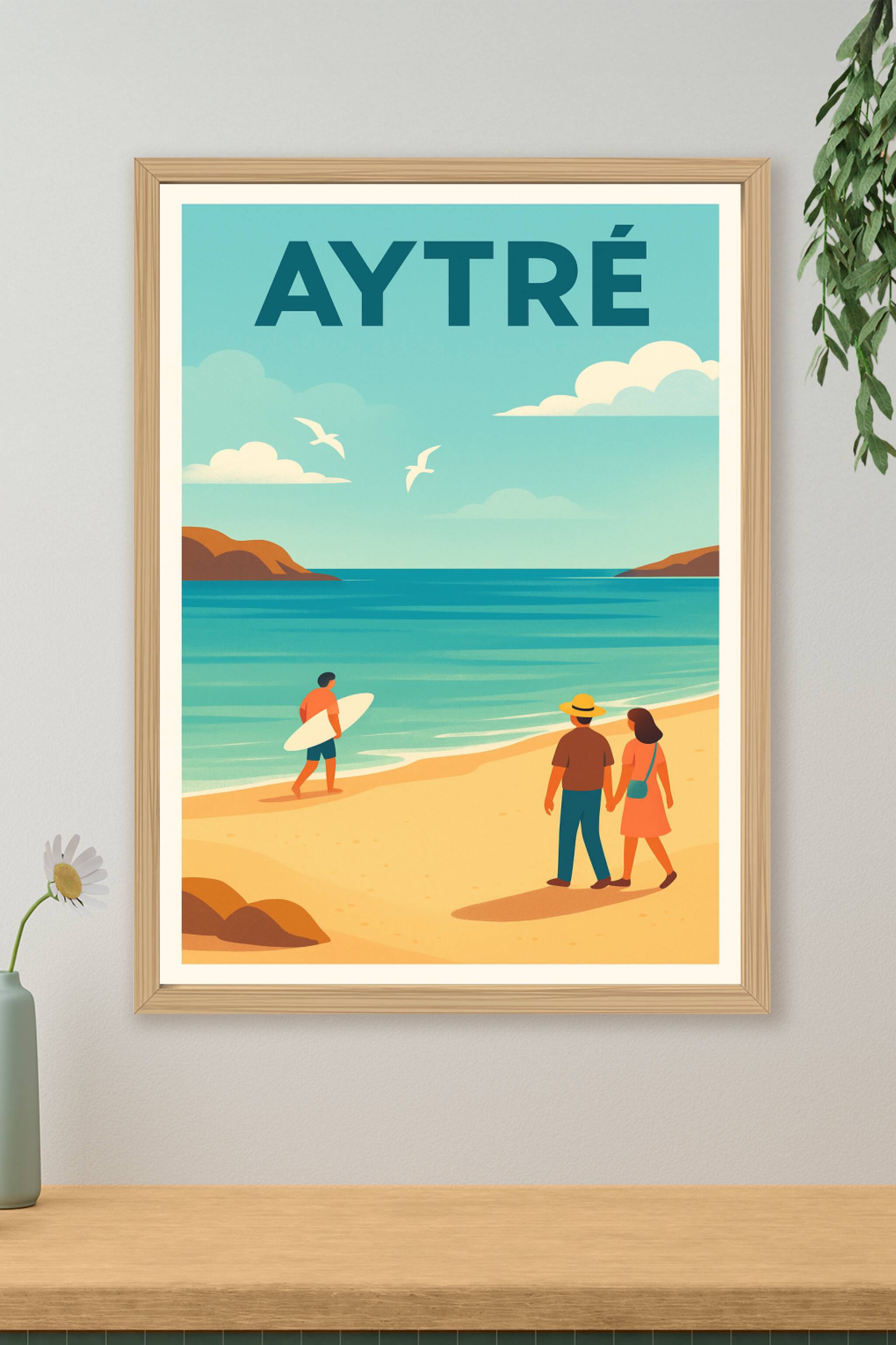 Affiche de Aytré - Évasion et douceur balnéaire