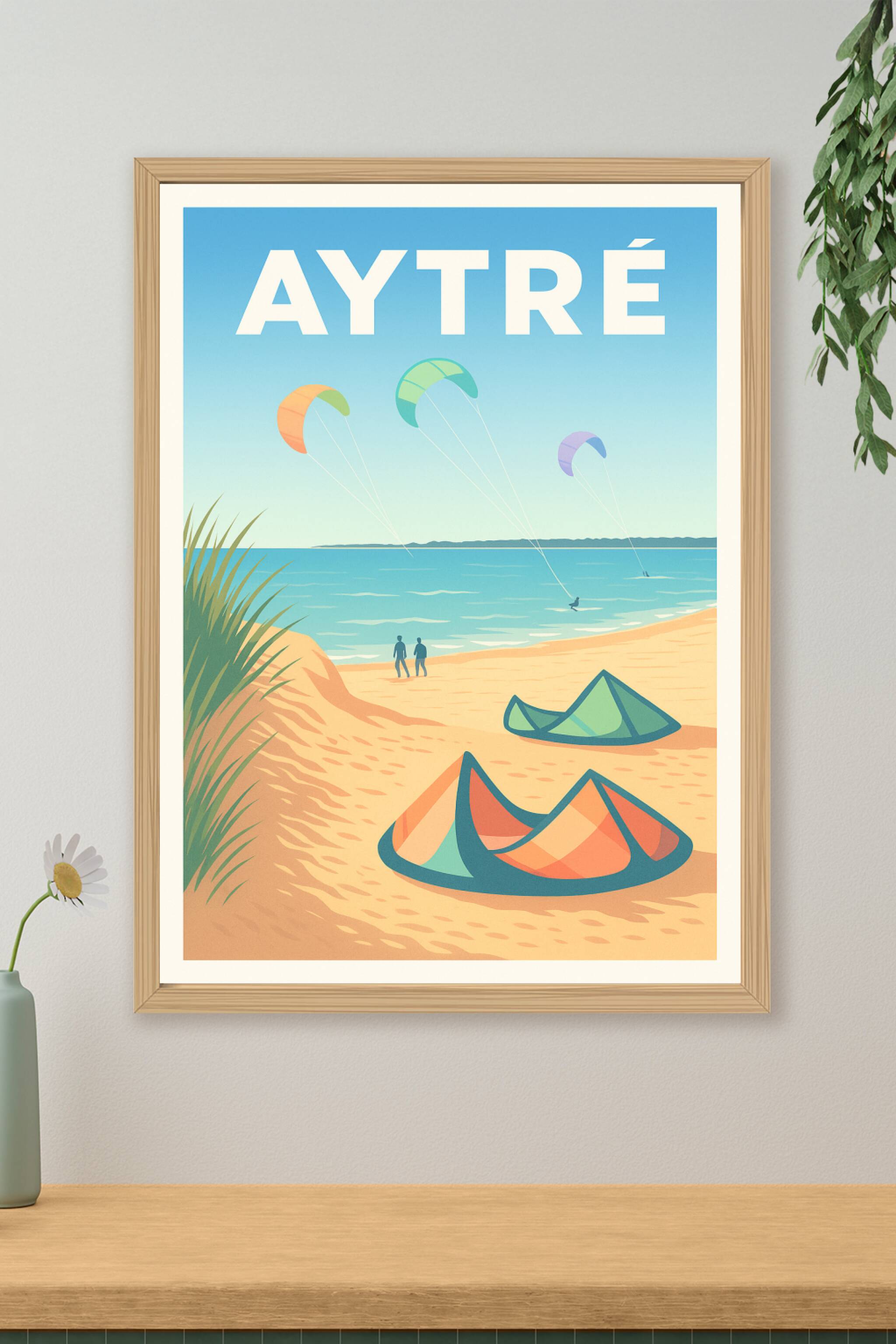 Affiche de Aytré - Évasion et sensations sur la plage