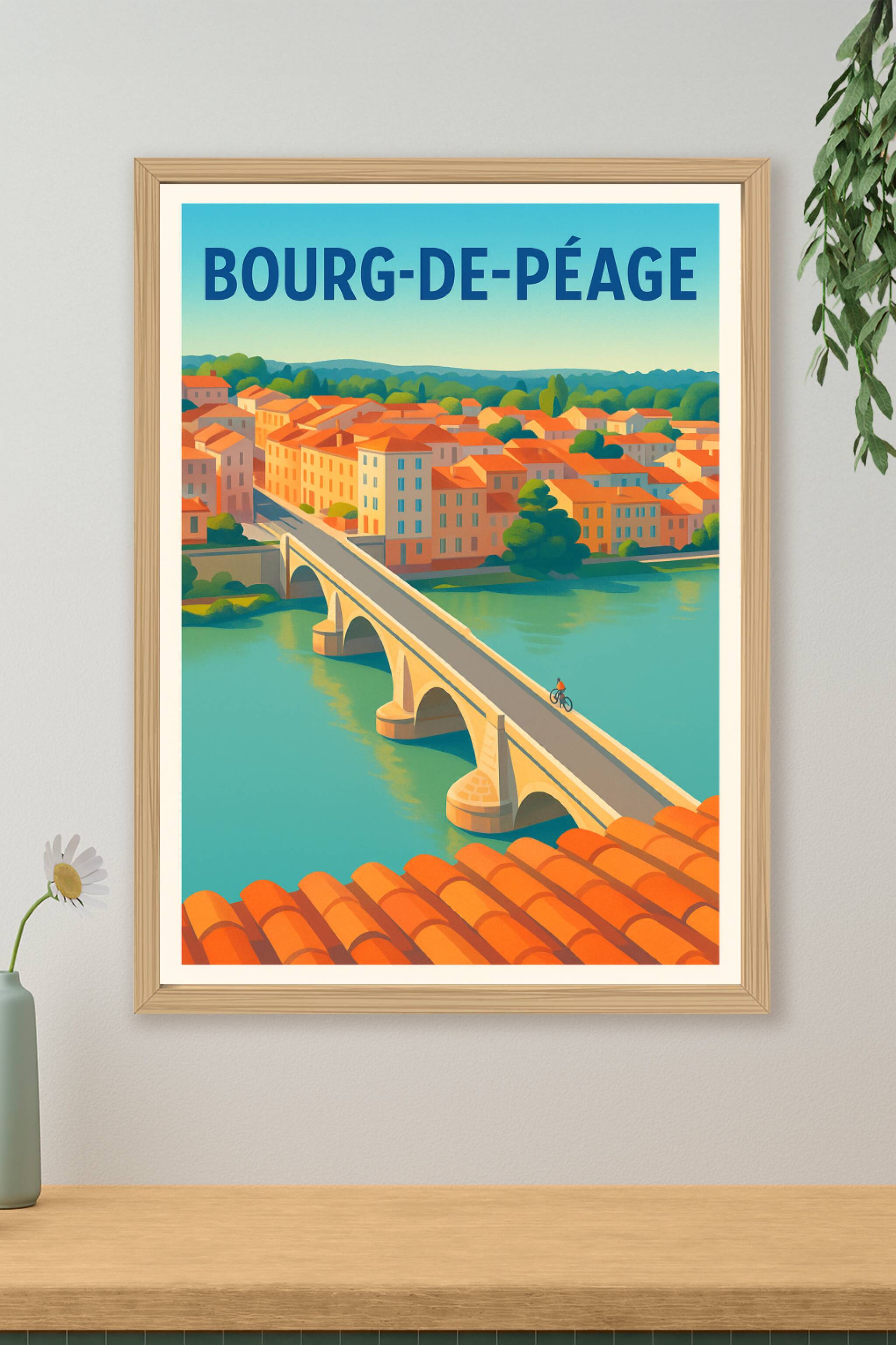 Affiche de Bourg-de-Péage - Charme provençal au fil de l'eau