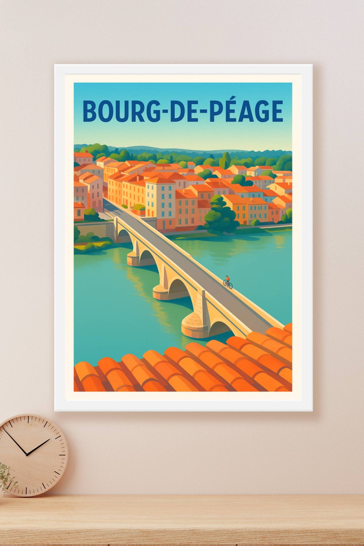Affiche de Bourg-de-Péage - Charme provençal au fil de l'eau